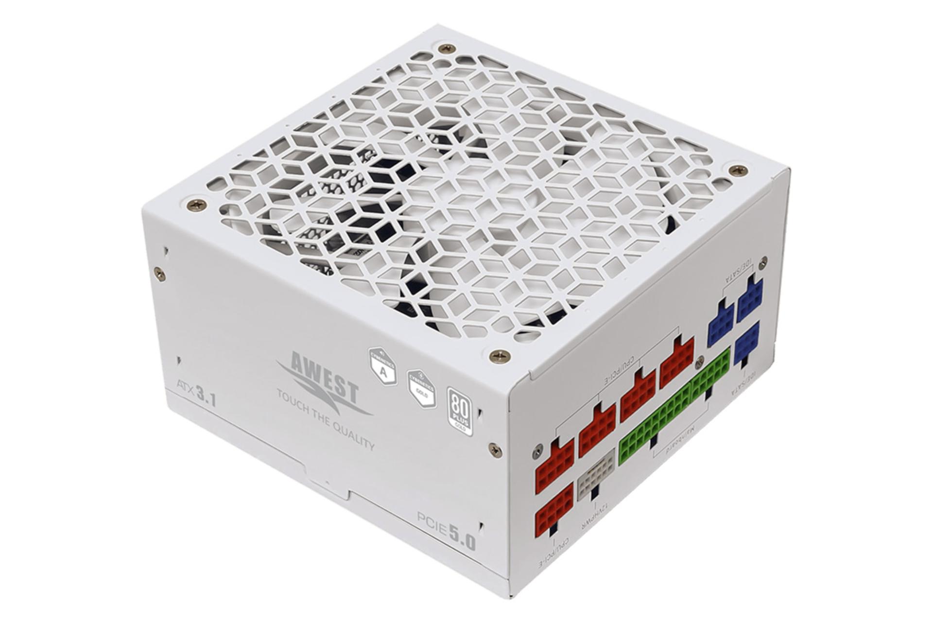 ابعاد و اندازه پاور کامپیوتر اوست AV850-GFW V3 با توان 850 وات