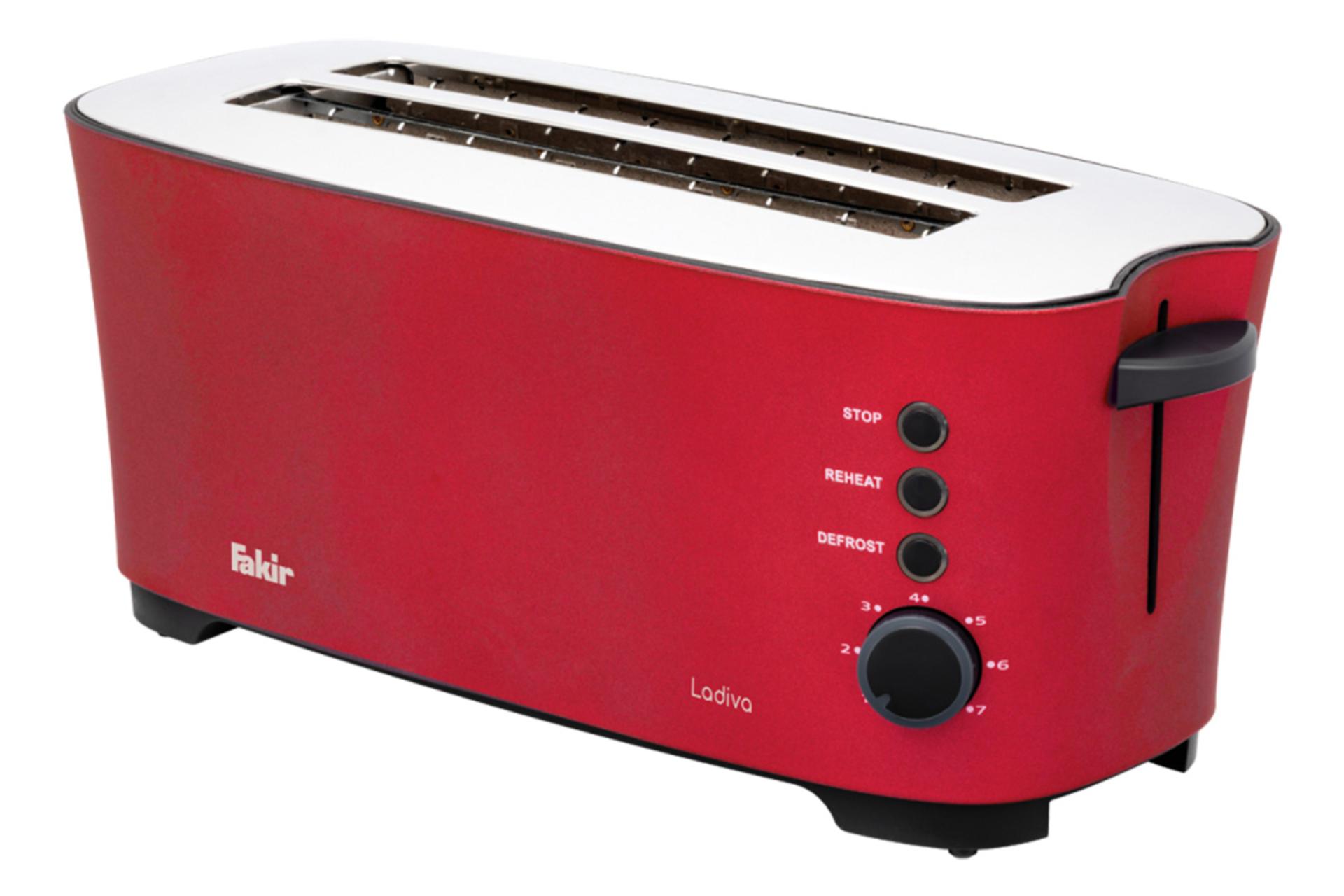 توستر فکر Ladiva رنگ قرمز