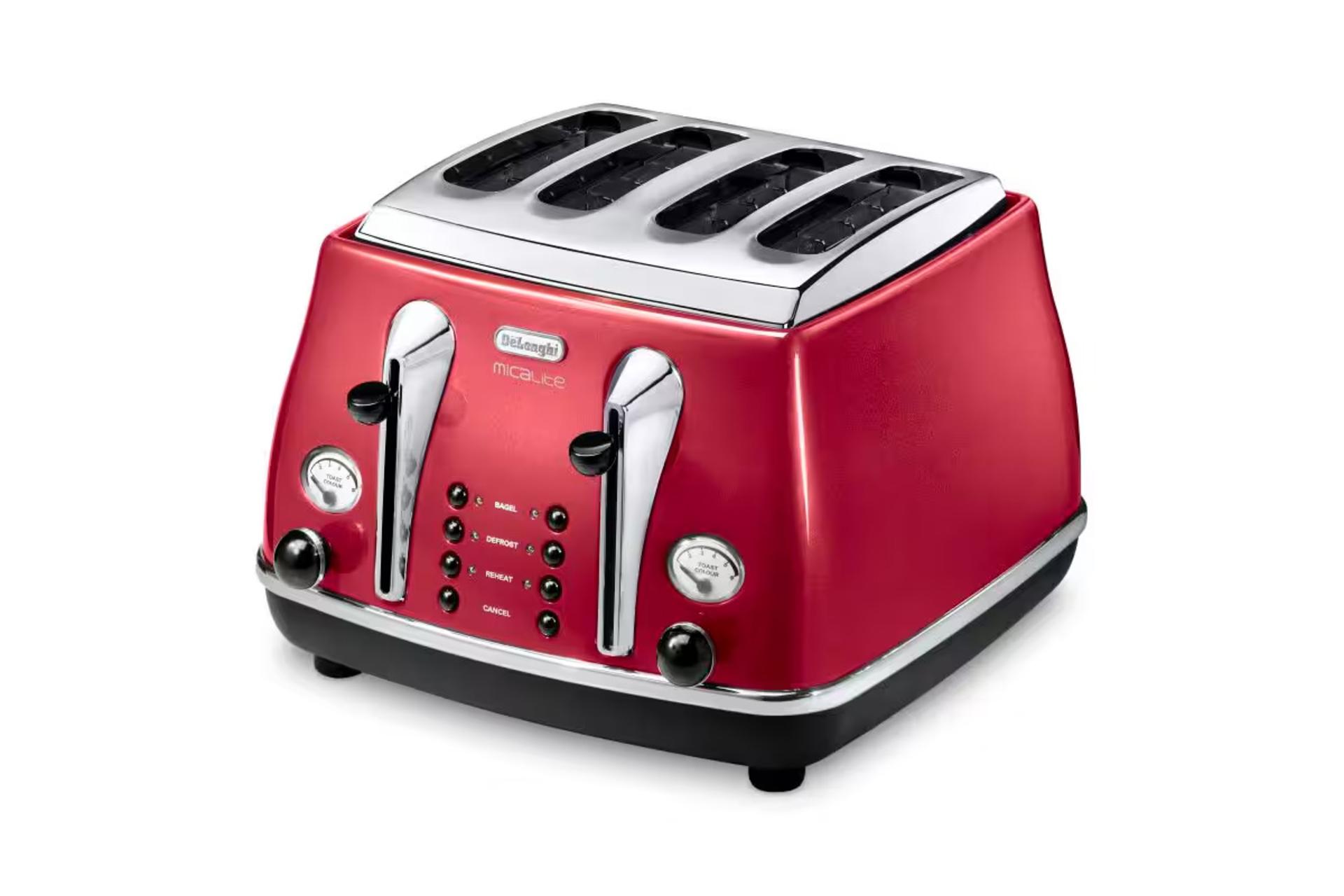 توستر دلونگی CTOM4003 رنگ قرمز