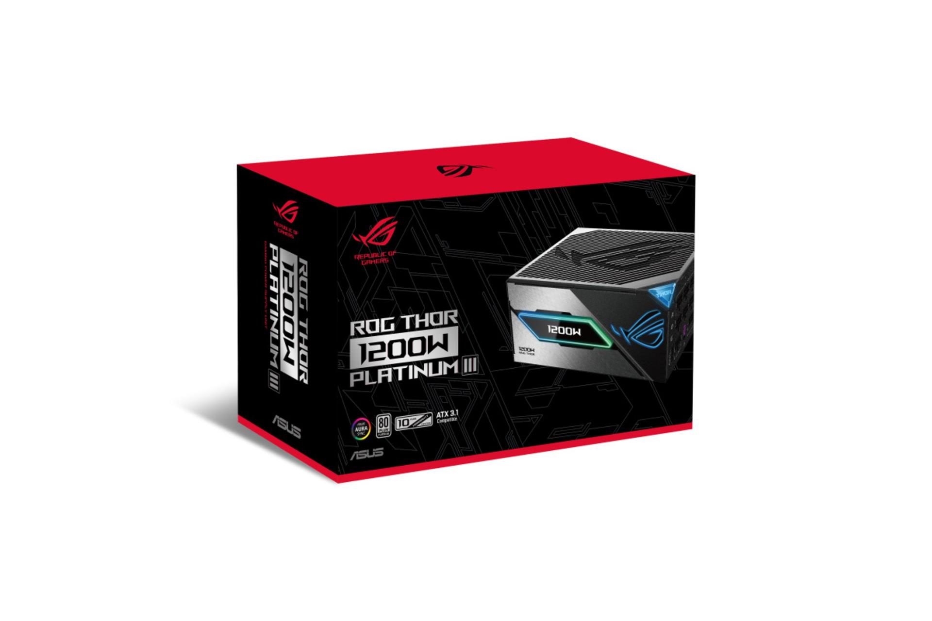جعبه پاور کامپیوتر ایسوس ROG Thor 1200W Platinum III با توان 1200 وات