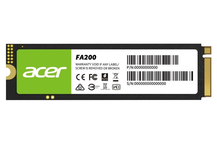 اس اس دی ایسر FA200 NVMe M.2 ظرفیت 4 ترابایت