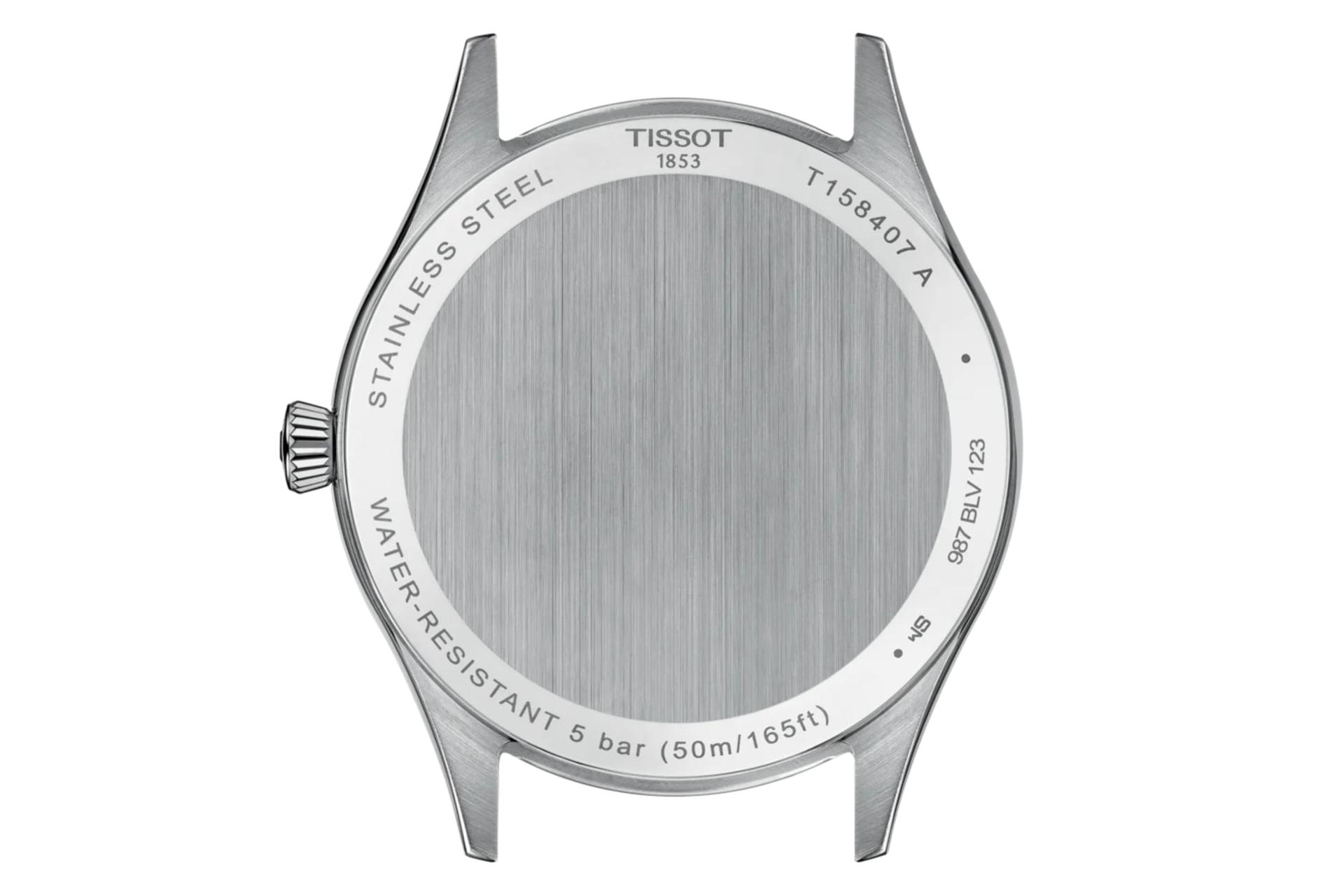پشت ساعت مچی مردانه تیسوت Tissot Classic Dream 40mm T158.407.11.051.00