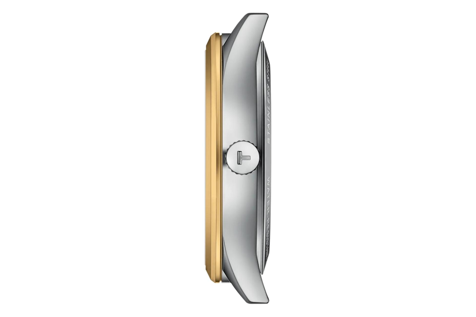 نمای جانبی ساعت مچی مردانه تیسوت Tissot Classic Dream 40mm T158.407.22.031.00