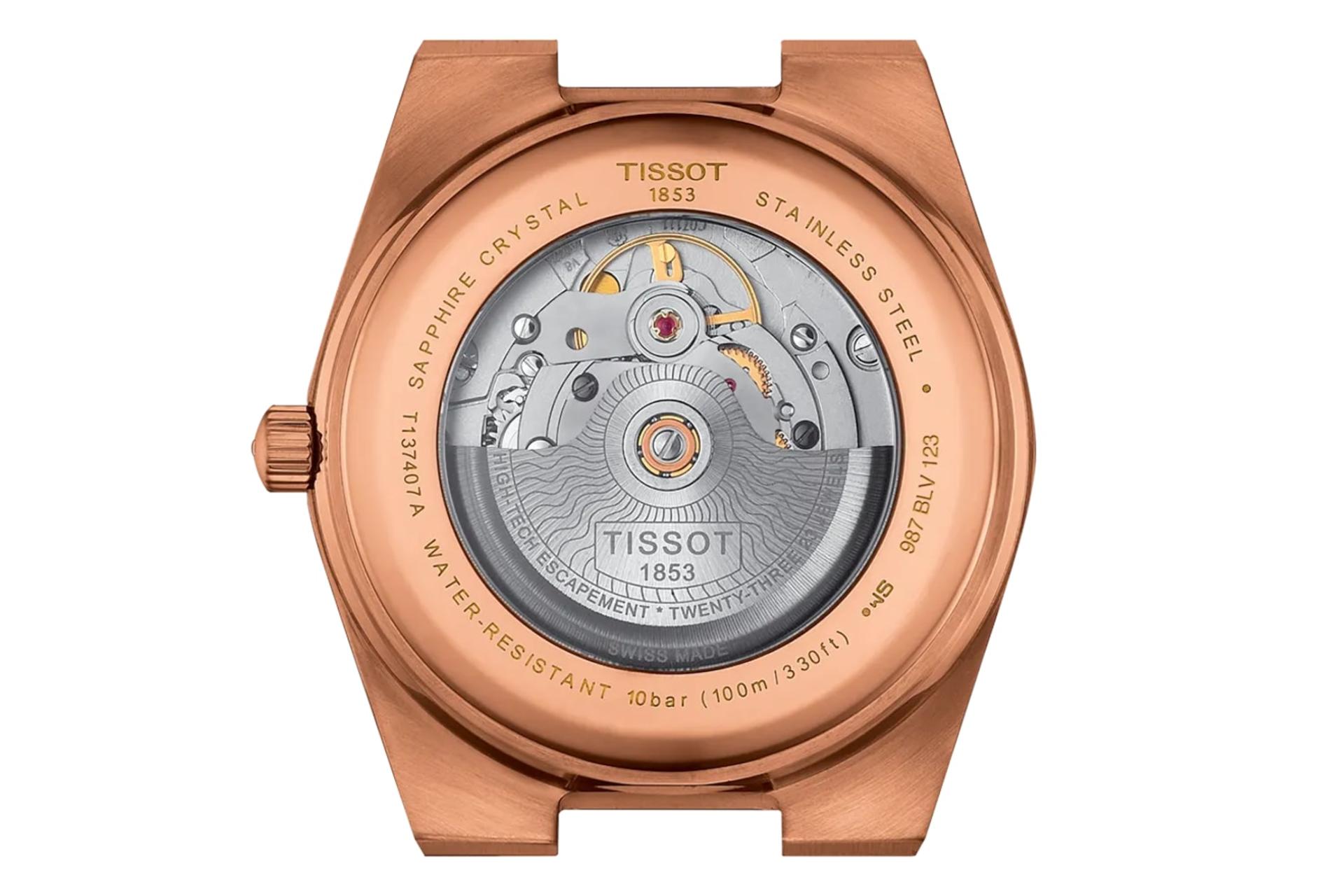 پشت ساعت مچی مردانه تیسوت Tissot PRX 40mm T137.407.33.041.00