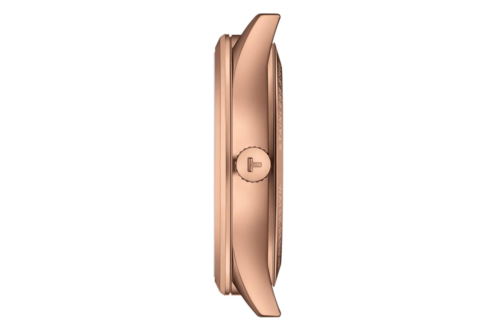 نمای جانبی ساعت مچی مردانه تیسوت Tissot Classic Dream 40mm T158.407.36.031.00