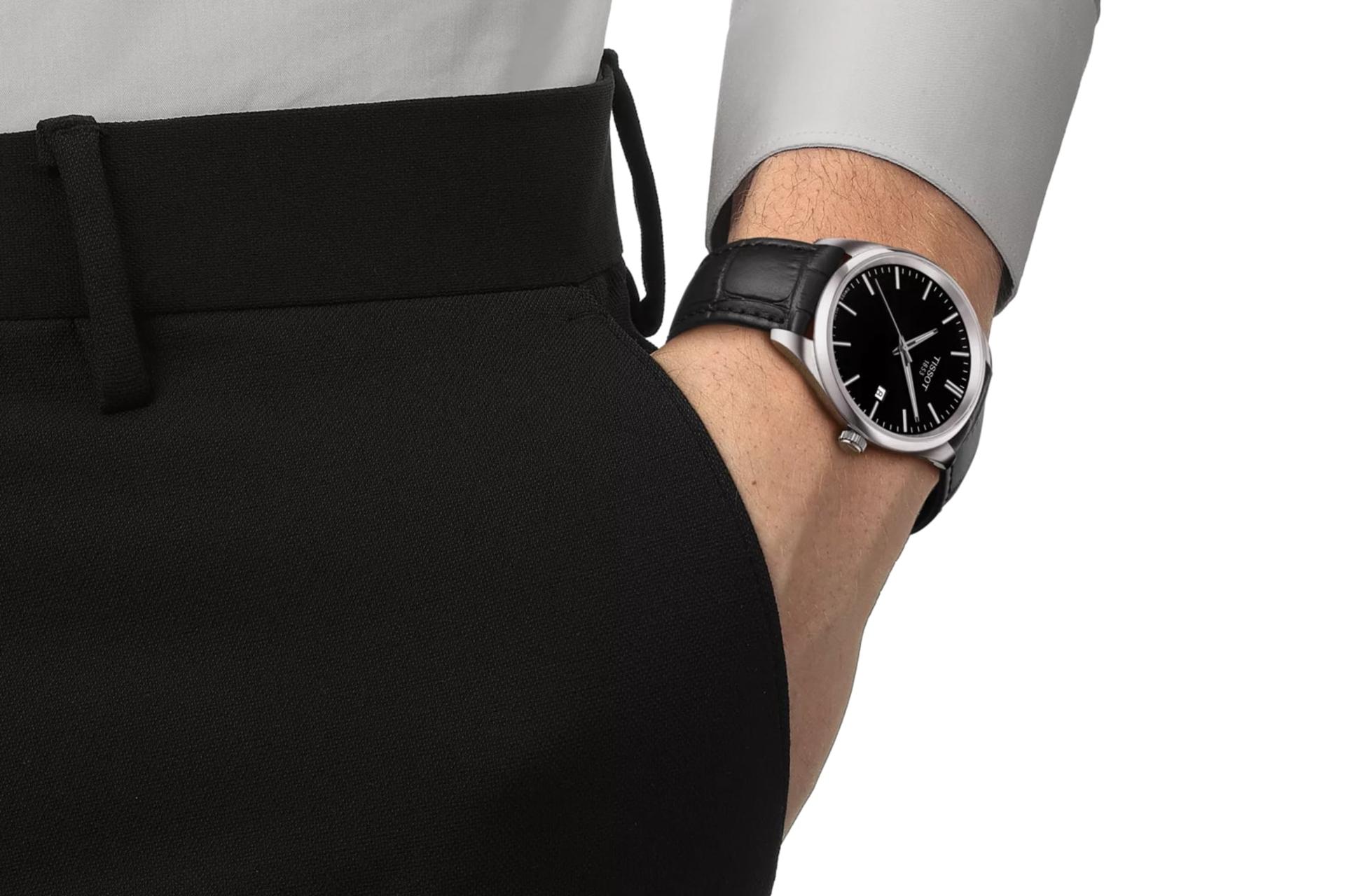 کاربری ساعت مچی مردانه تیسوت Tissot PR 100 40mm T150.410.16.051.00