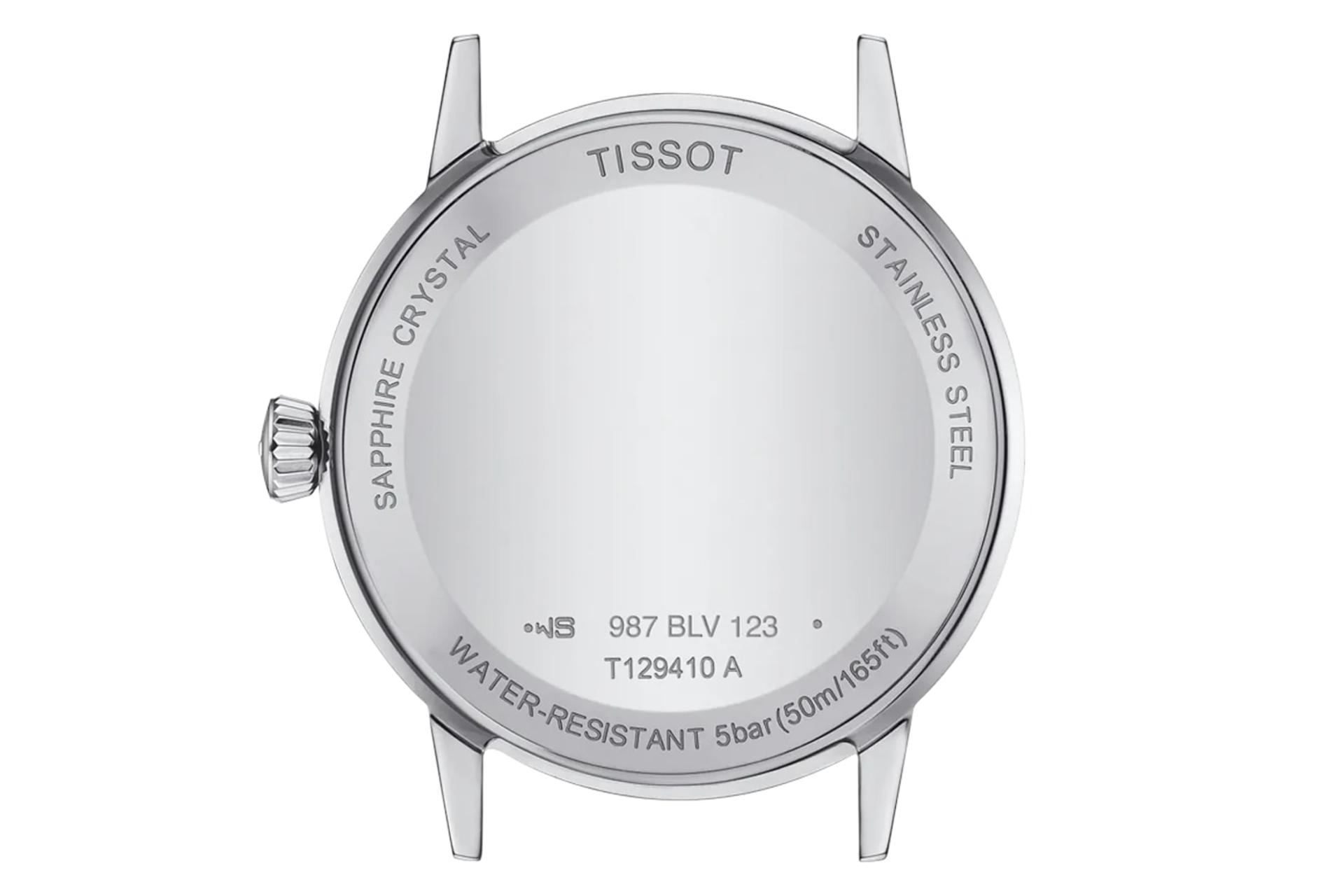 پشت ساعت مچی مردانه تیسوت Tissot Classic Dream 42mm T129.410.16.013.00