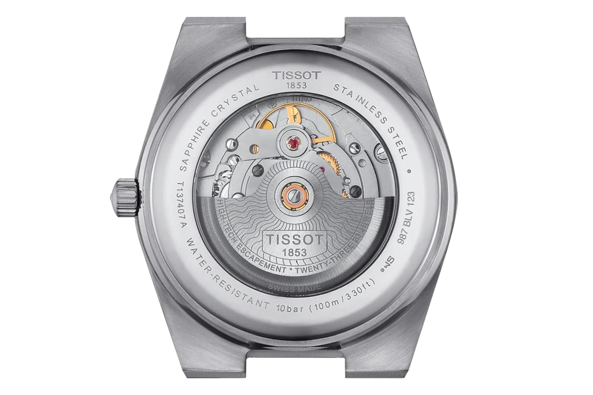 پشت ساعت مچی مردانه تیسوت Tissot PRX 40mm T137.407.11.351.00