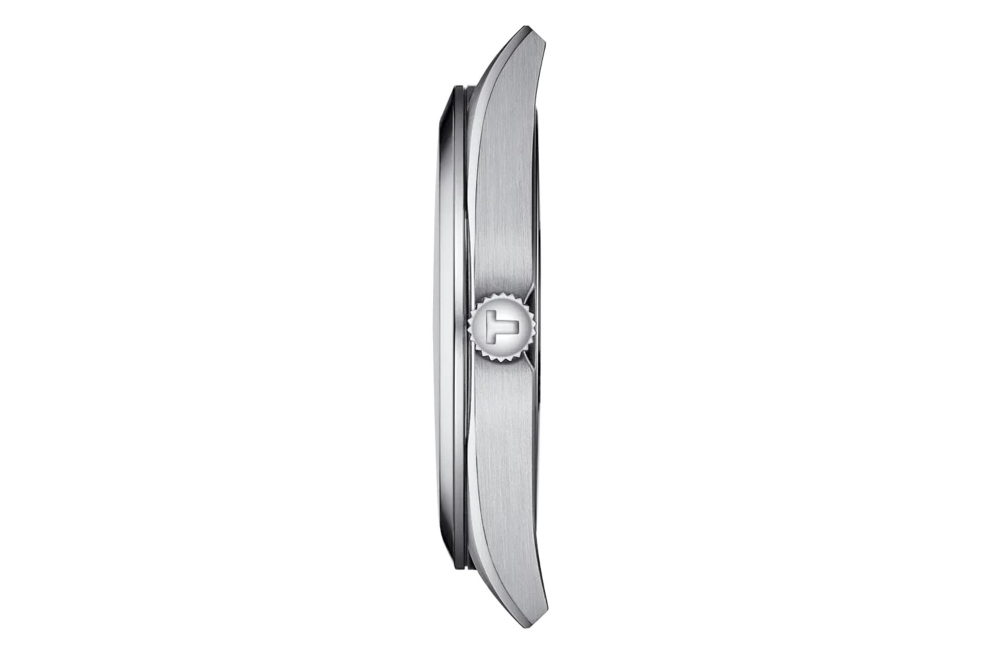 نمای جانبی ساعت مچی مردانه تیسوت Tissot Gentleman 40mm T127.410.11.041.00
