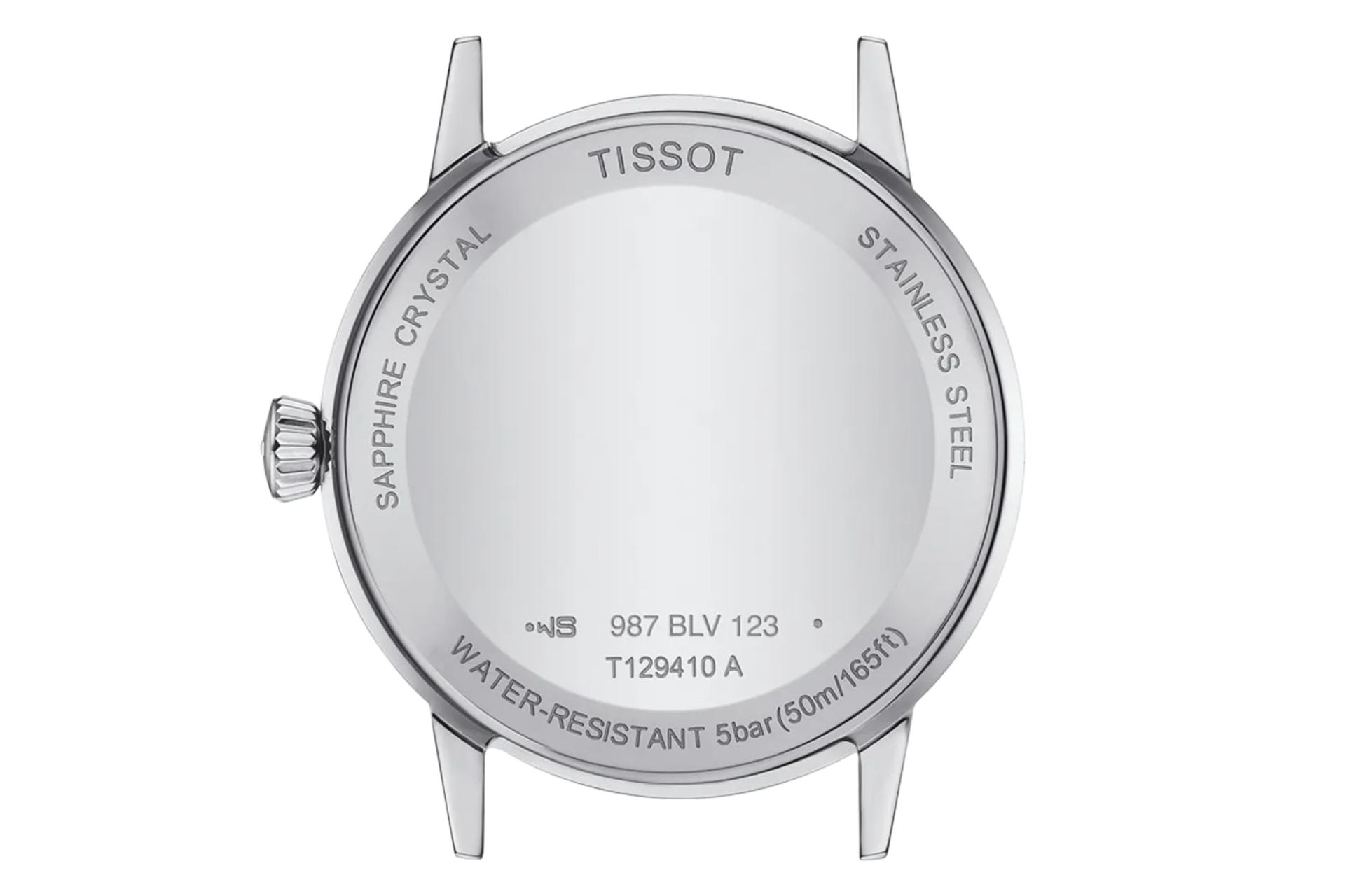 پشت ساعت مچی مردانه تیسوت Tissot Classic Dream 42mm T129.410.16.053.00