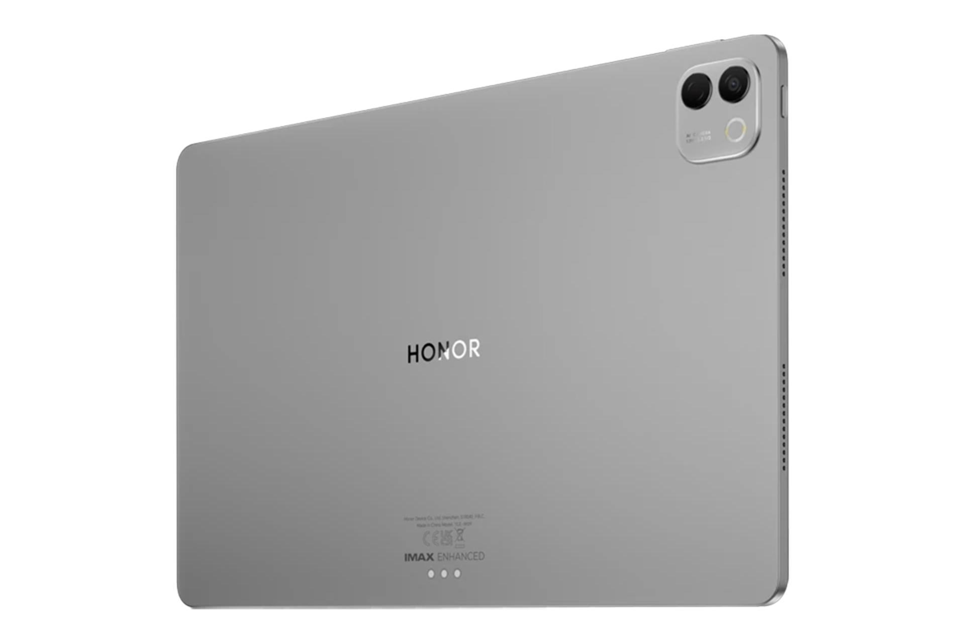 نمای نیمرخ پنل پشت تبلت آنر مجیک پد 4 / HONOR MagicPad4 با نمایش لبه سمت چپ رنگ خاکستری