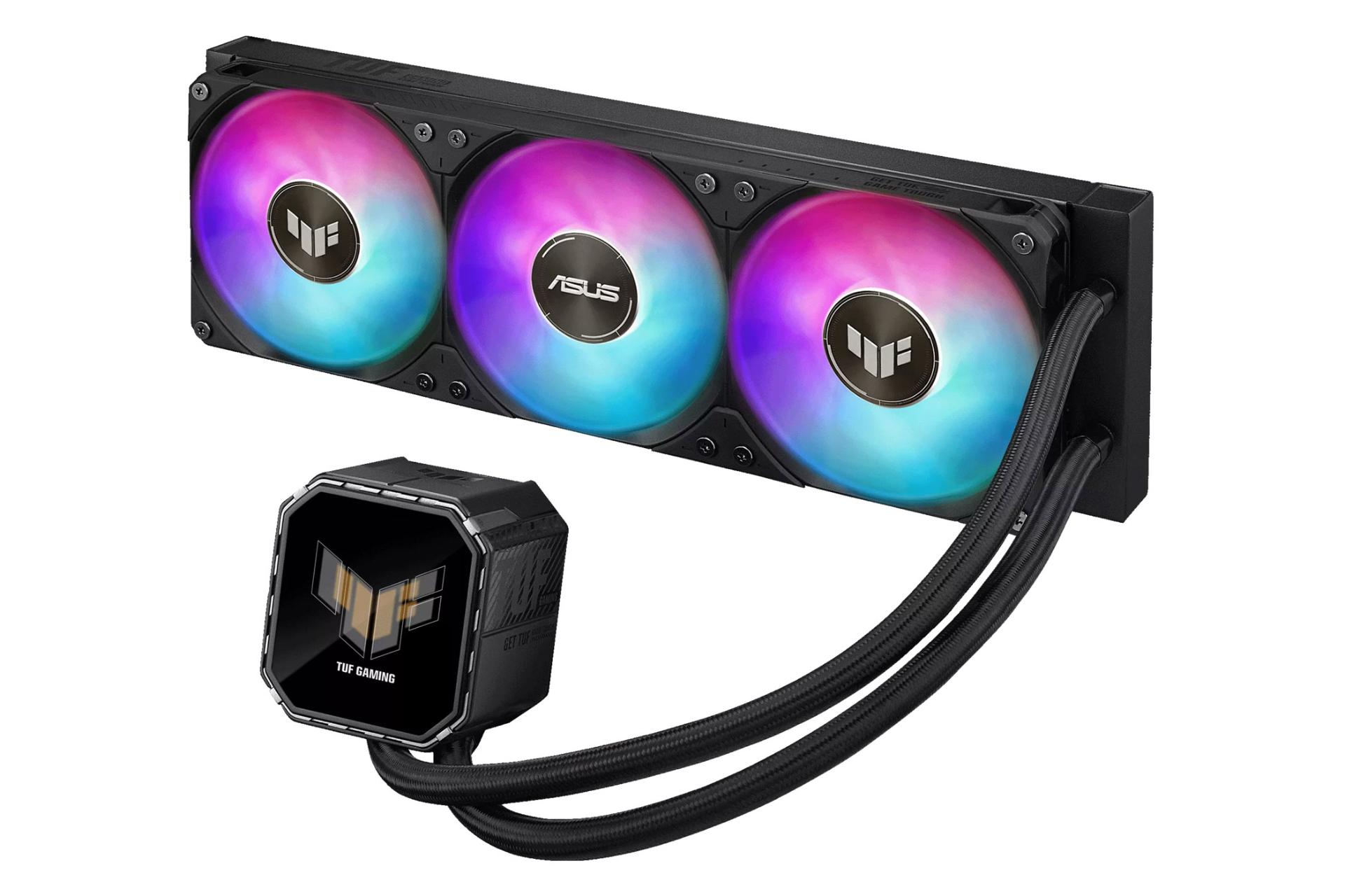 خنک کننده مایع ایسوس TUF Gaming LC III 360 ARGB LCD رنگ مشکی