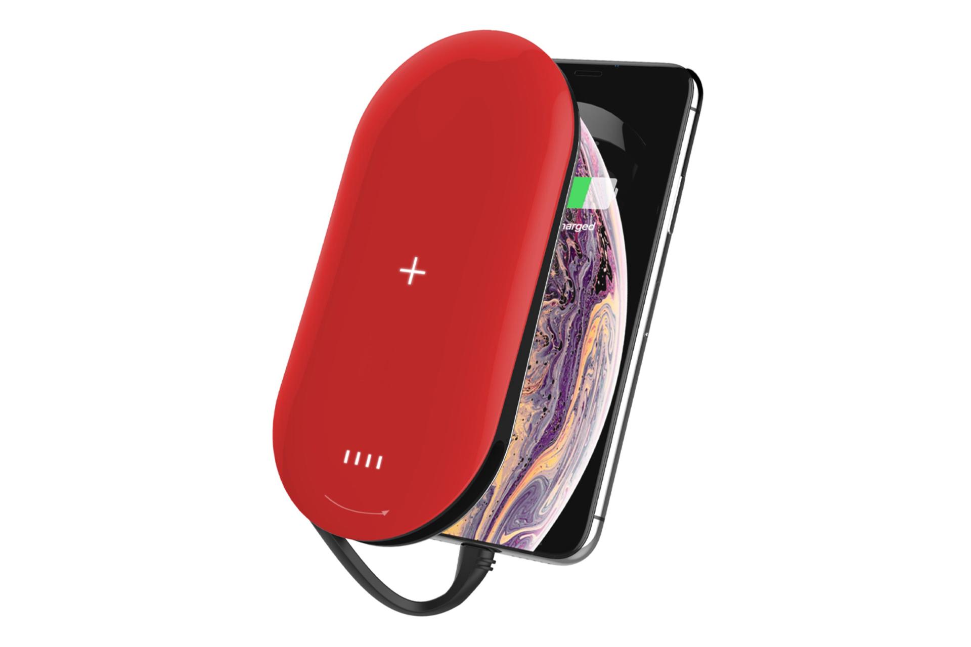 شارژدهی پاور بانک مایپو Power Cube X2 SPQ07 با ظرفیت 5000 میلی‌آمپر ساعت و امکان شارژ بی سیم