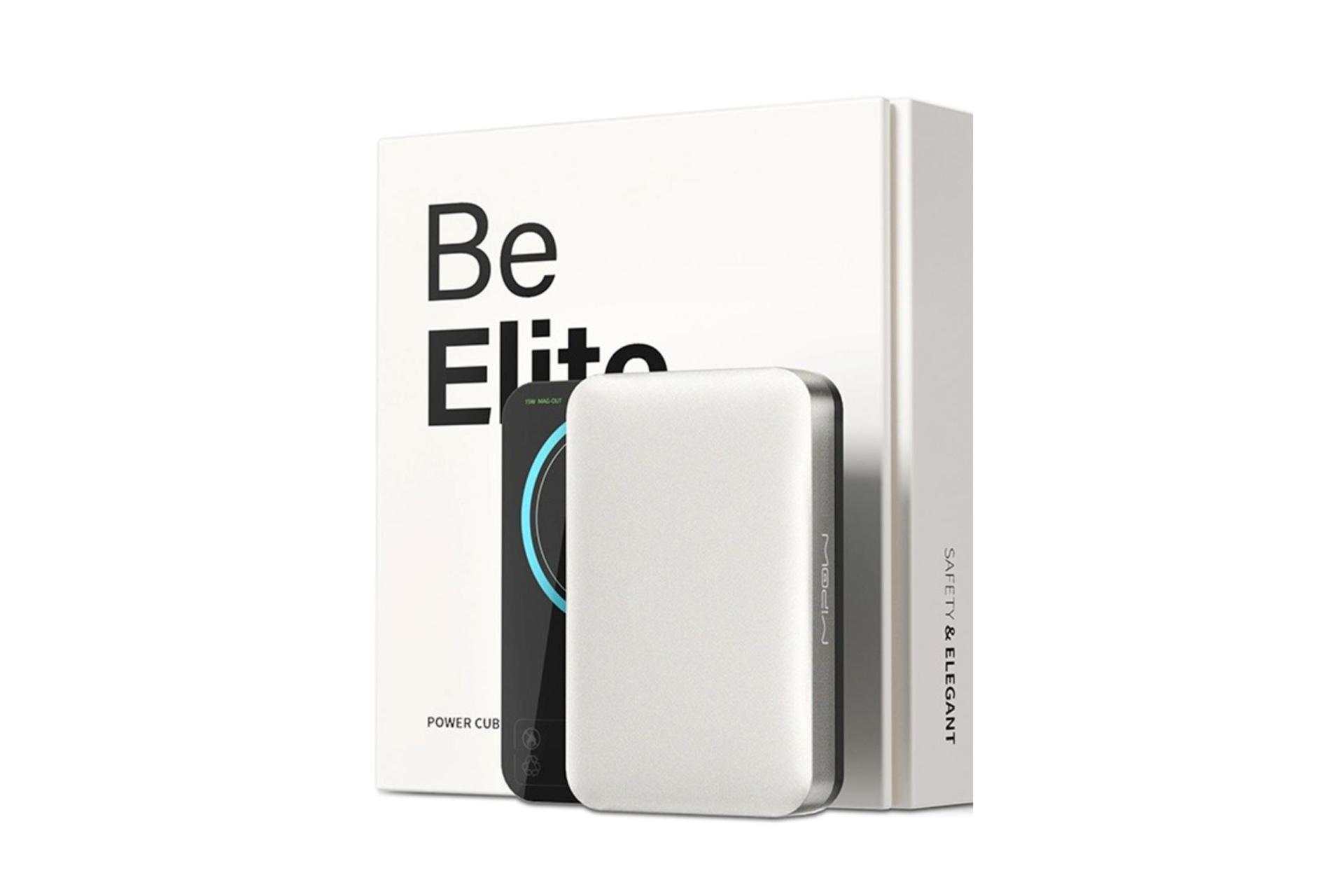 جعبه پاور بانک مایپو Power Cube Maglink SPQ08S با ظرفیت 10000 میلی‌آمپر ساعت و امکان شارژ بی سیم