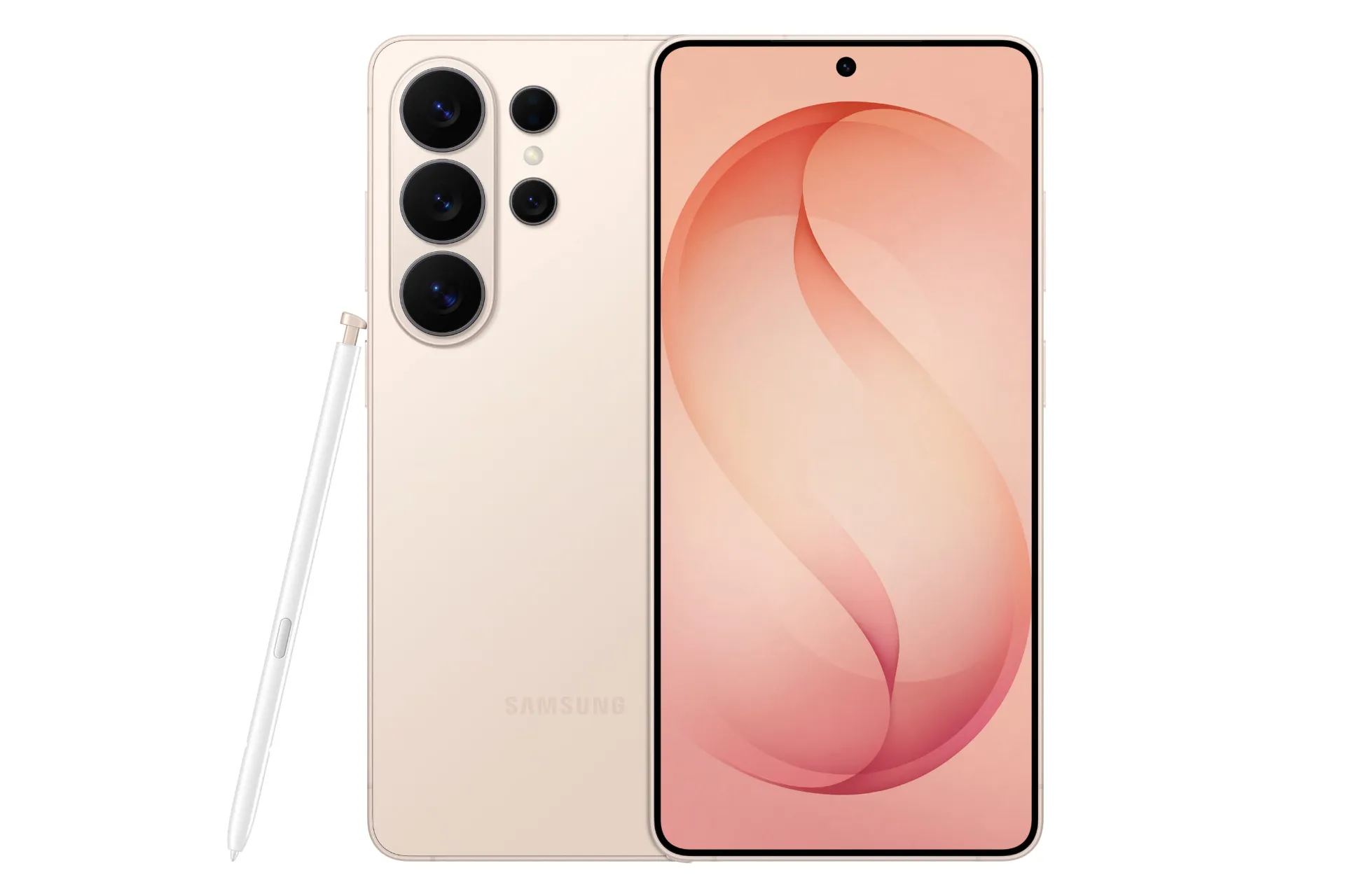 پنل جلو و پشت گوشی موبایل گلکسی اس 26 اولترا سامسونگ رزگلد / Samsung Galaxy S26 Ultra