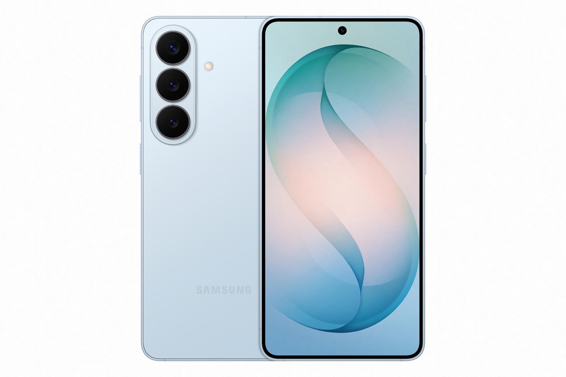 پنل جلو و پشت گوشی موبایل گلکسی اس 26 سامسونگ آبی روشن / Samsung Galaxy S26