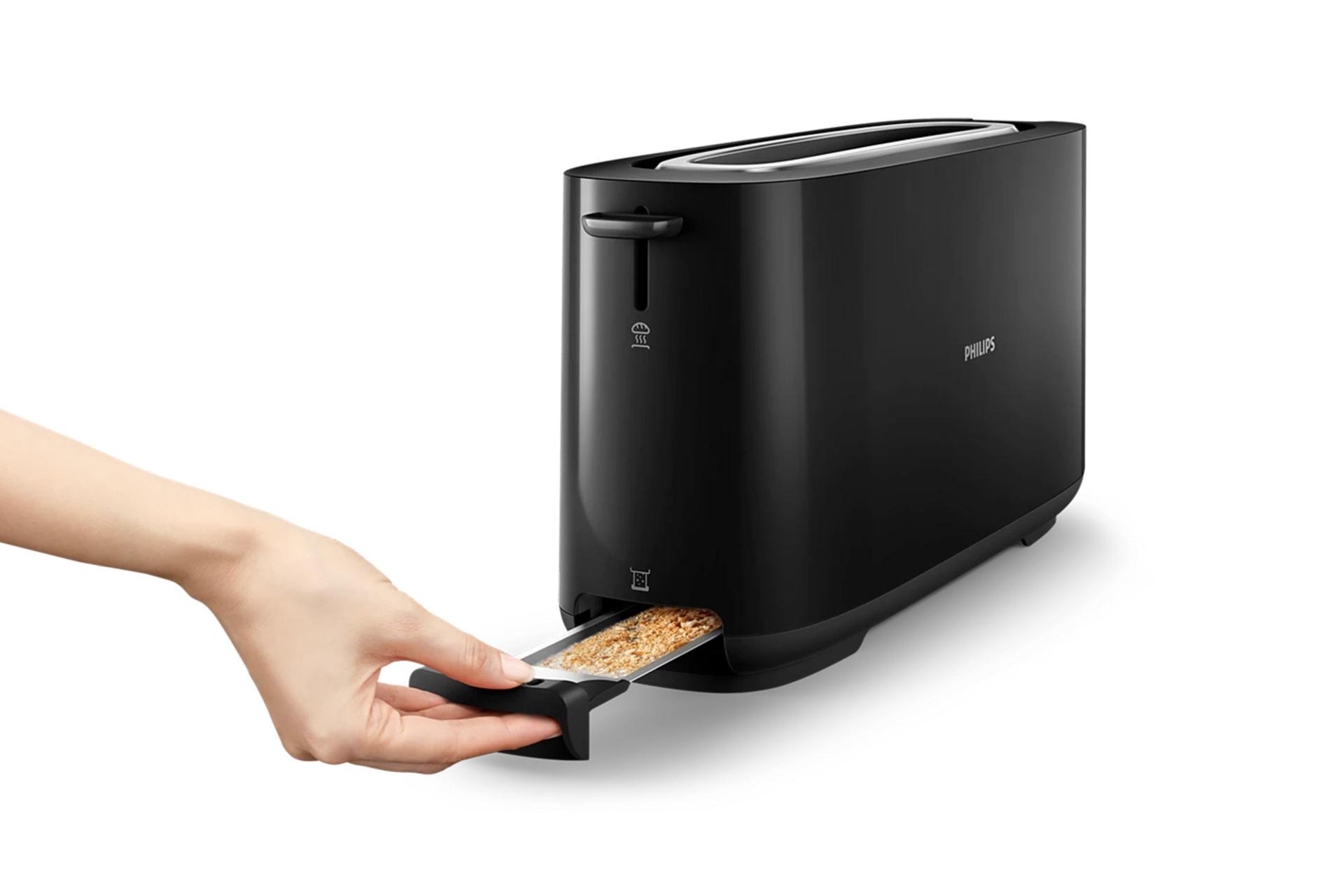 نمای کنار توستر فیلیپس HD2590