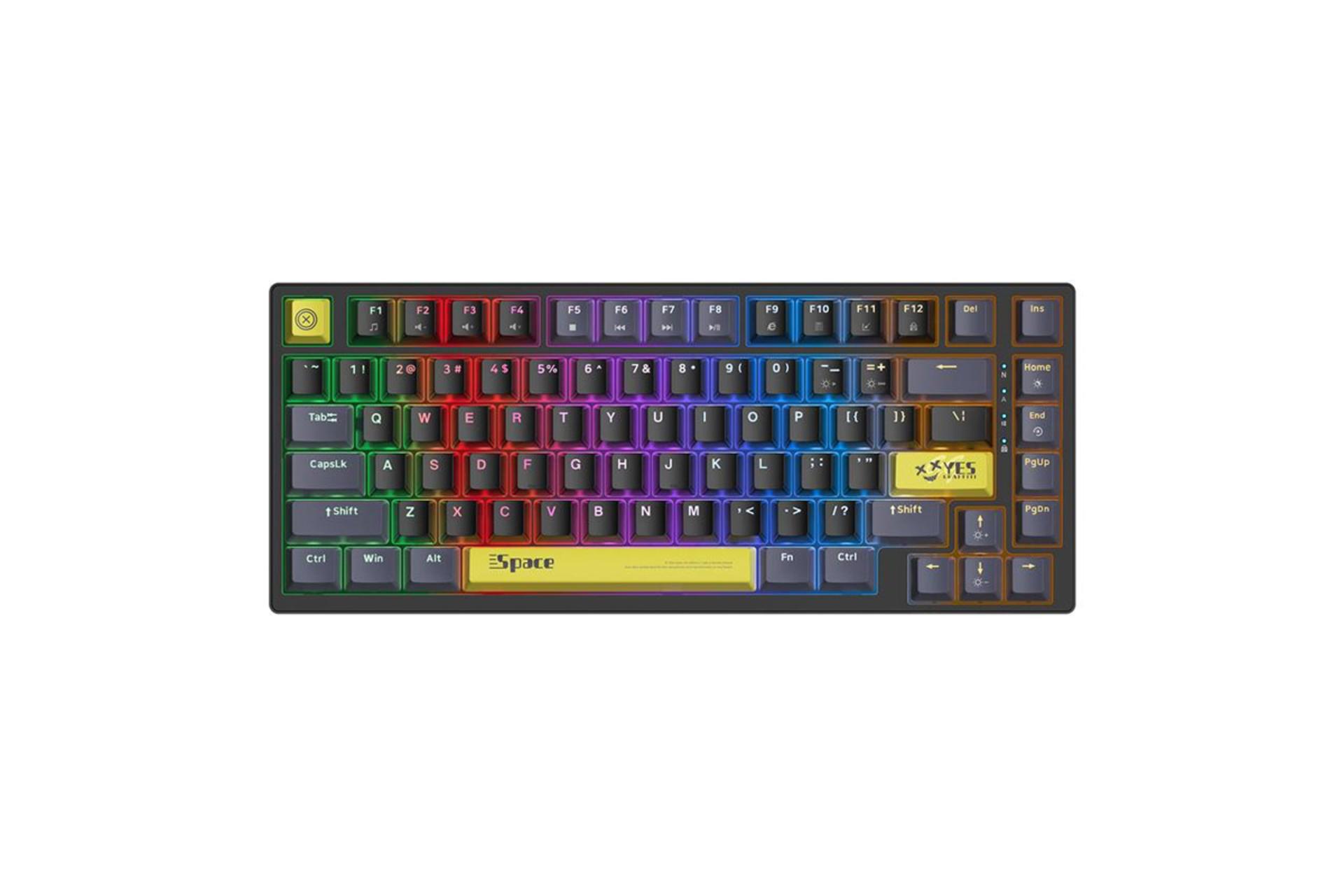 کیبورد اونیکوما G52 نمای بالا