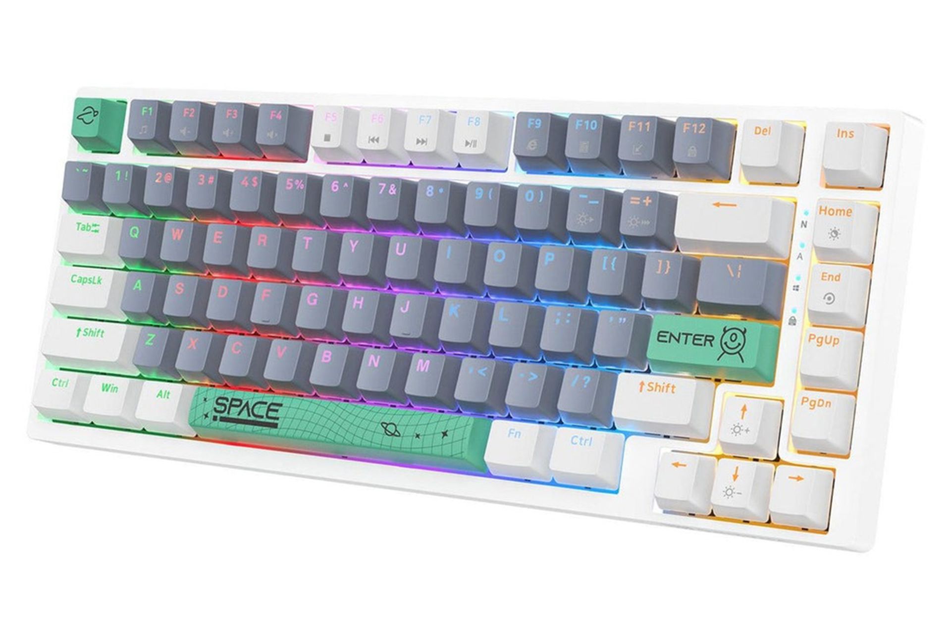 کیبورد اونیکوما G52 رنگ سفید