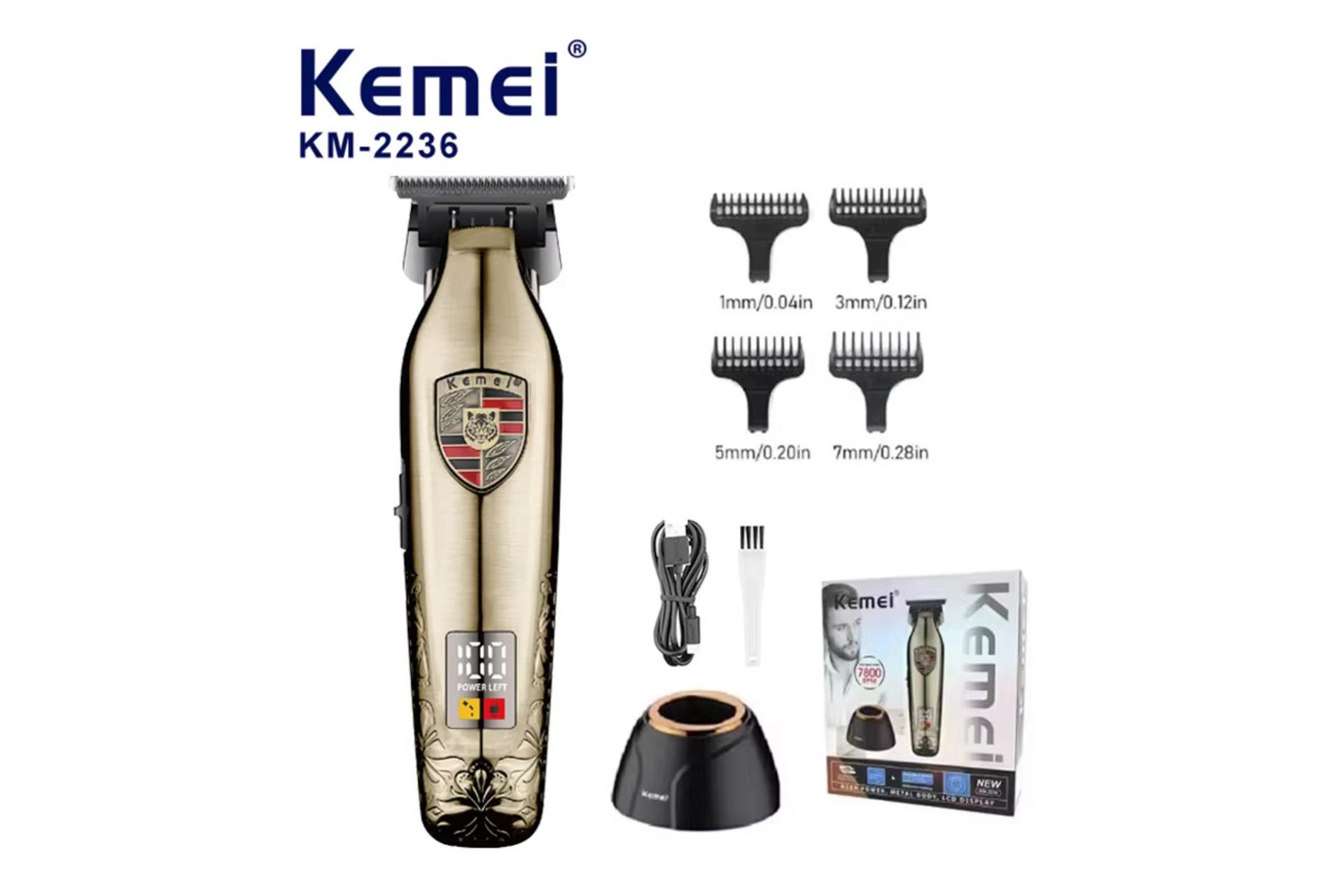 اقلام همراه ماشین اصلاح و ریش تراش کیمی KM-2236