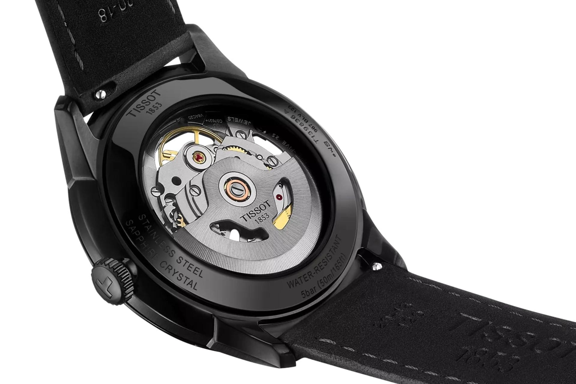 کراون ساعت مچی مردانه تیسوت Tissot Chemin Des Tourelles Skeleton 39mm T139.836.36.441.00