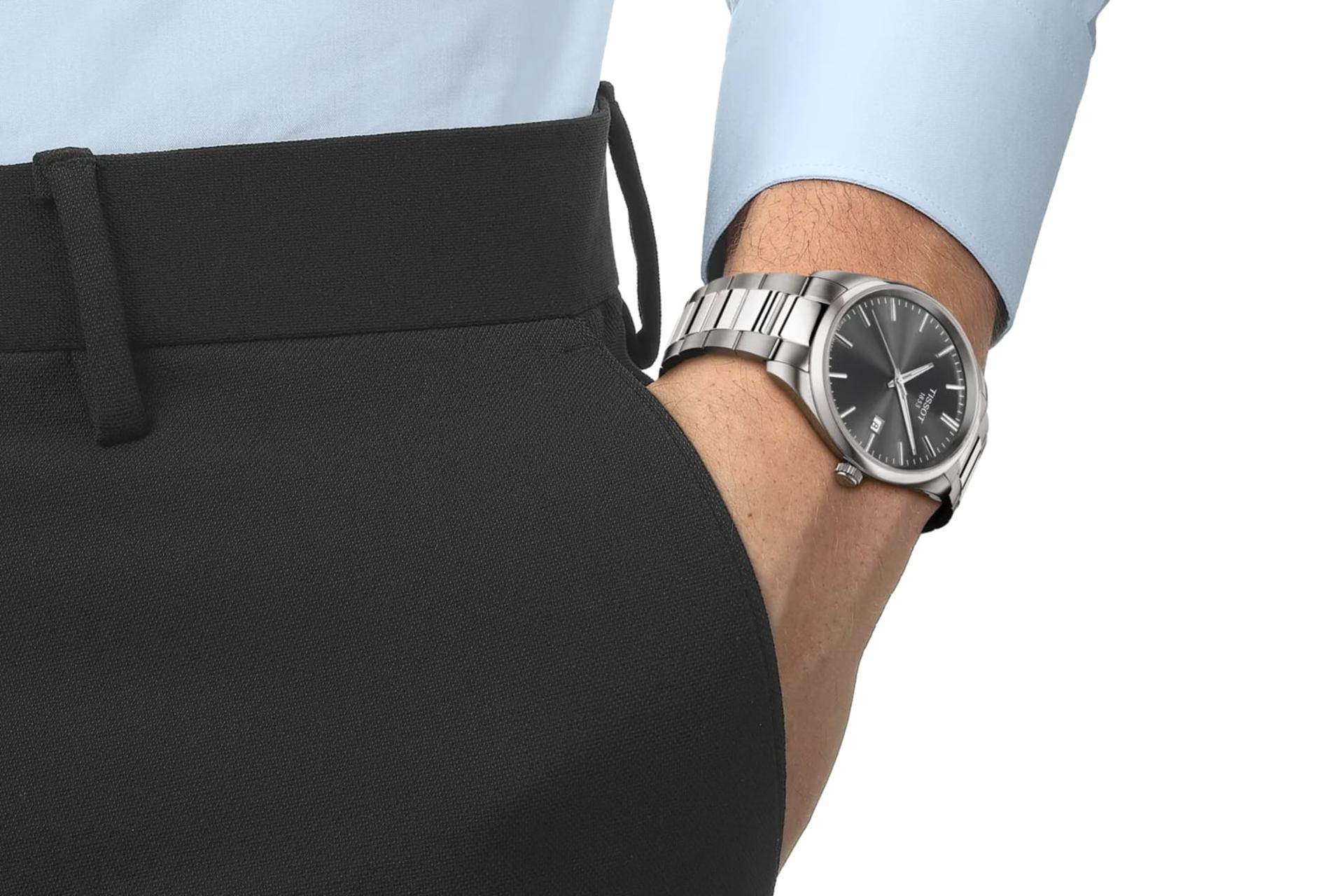 کاربری ساعت مچی مردانه تیسوت Tissot PR 100 40mm T150.410.11.081.00