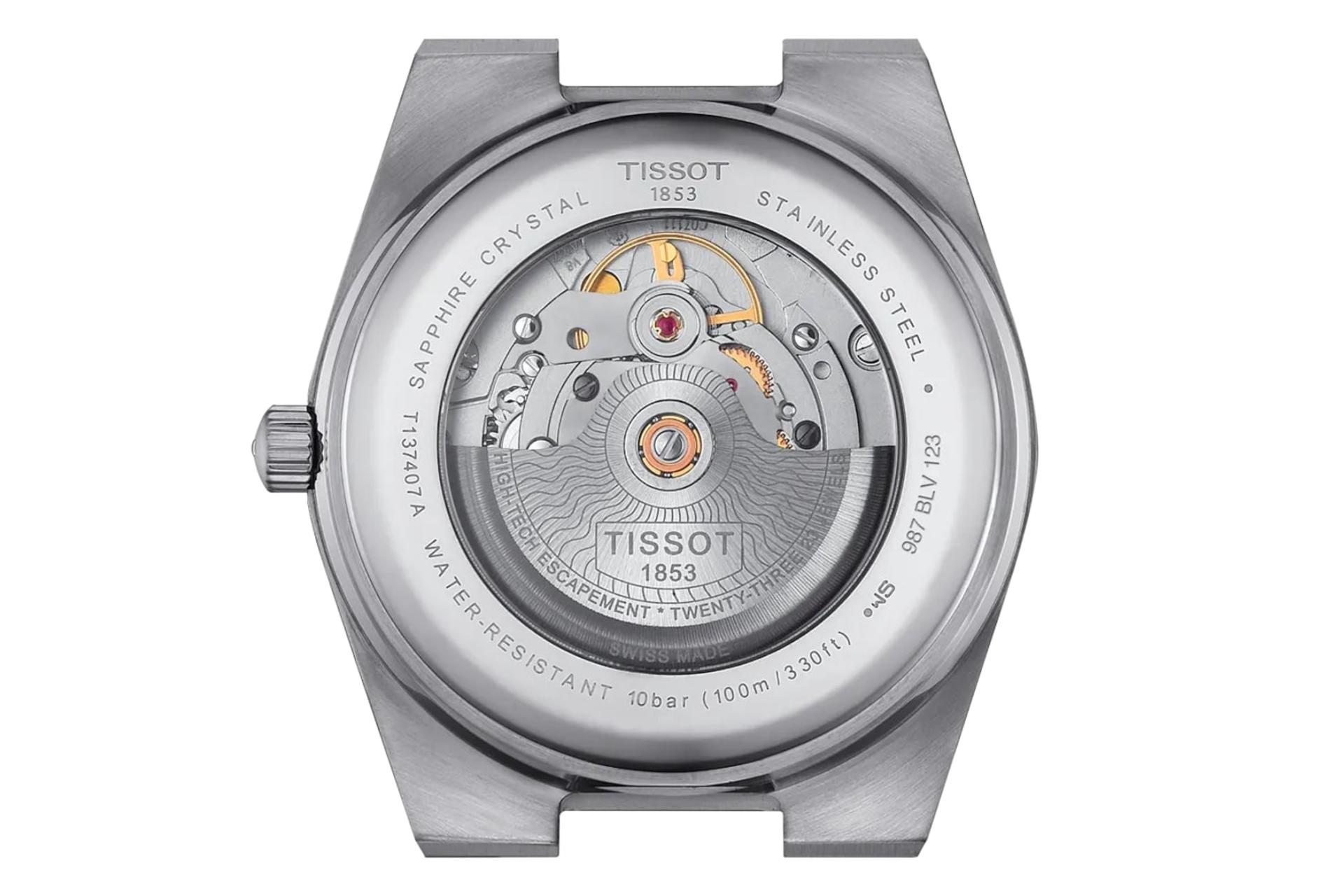 پشت ساعت مچی مردانه تیسوت Tissot PRX 40mm T137.407.11.041.00