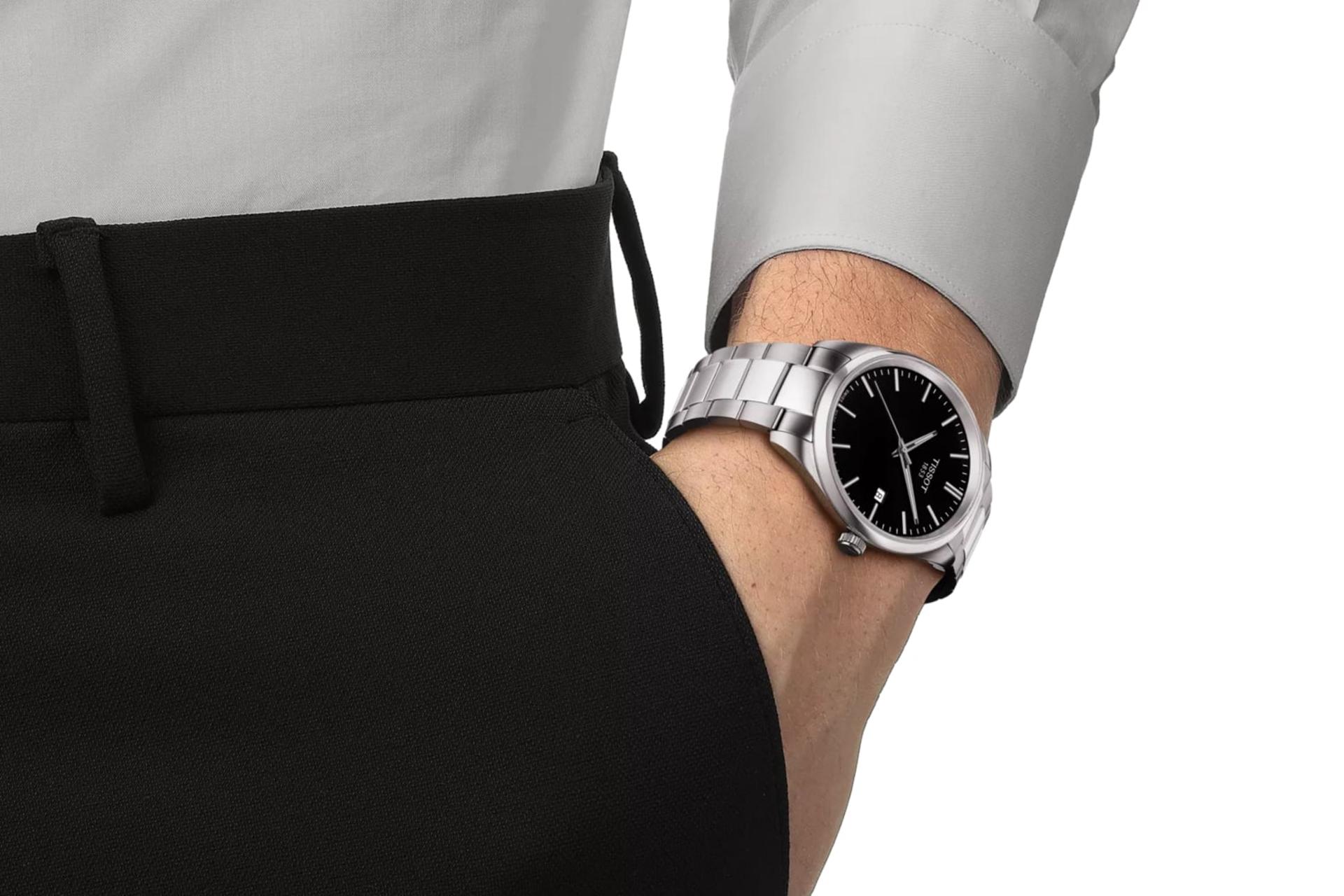 کاربری ساعت مچی مردانه تیسوت Tissot PR 100 40mm T150.410.11.051.00