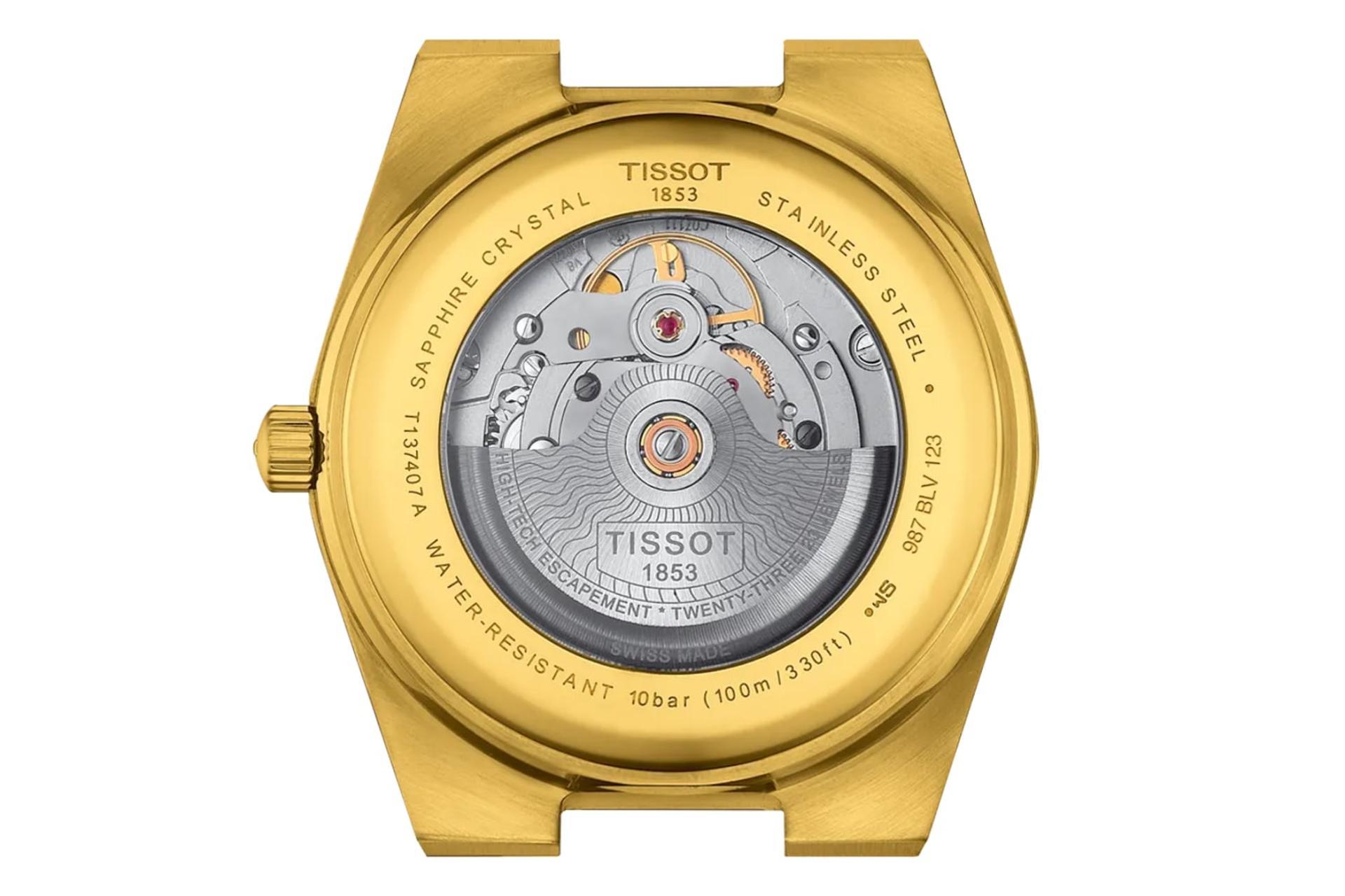 پشت ساعت مچی مردانه تیسوت Tissot PRX 40mm T137.407.33.021.00