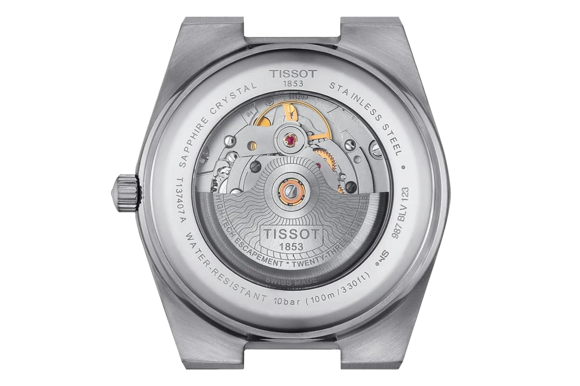 پشت ساعت مچی مردانه تیسوت Tissot PRX 40mm T137.407.11.051.00