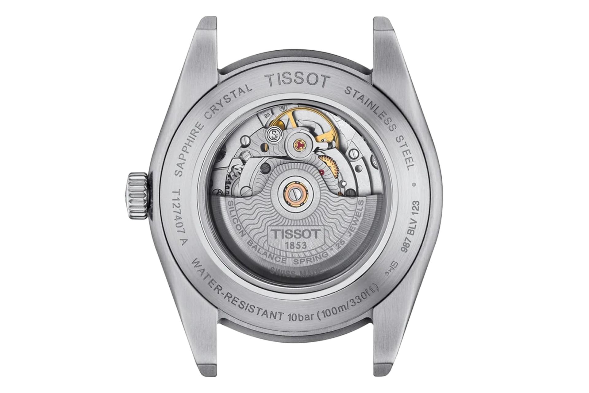 پشت ساعت مچی مردانه تیسوت Tissot Gentleman 40mm T127.407.11.041.00