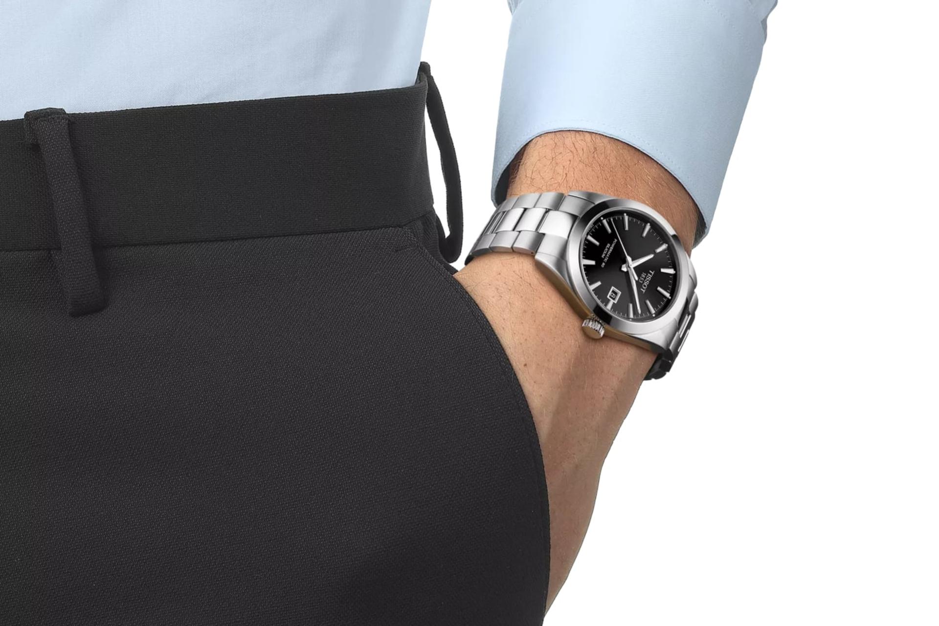 کاربری ساعت مچی مردانه تیسوت Tissot Gentleman 40mm T127.407.11.051.00