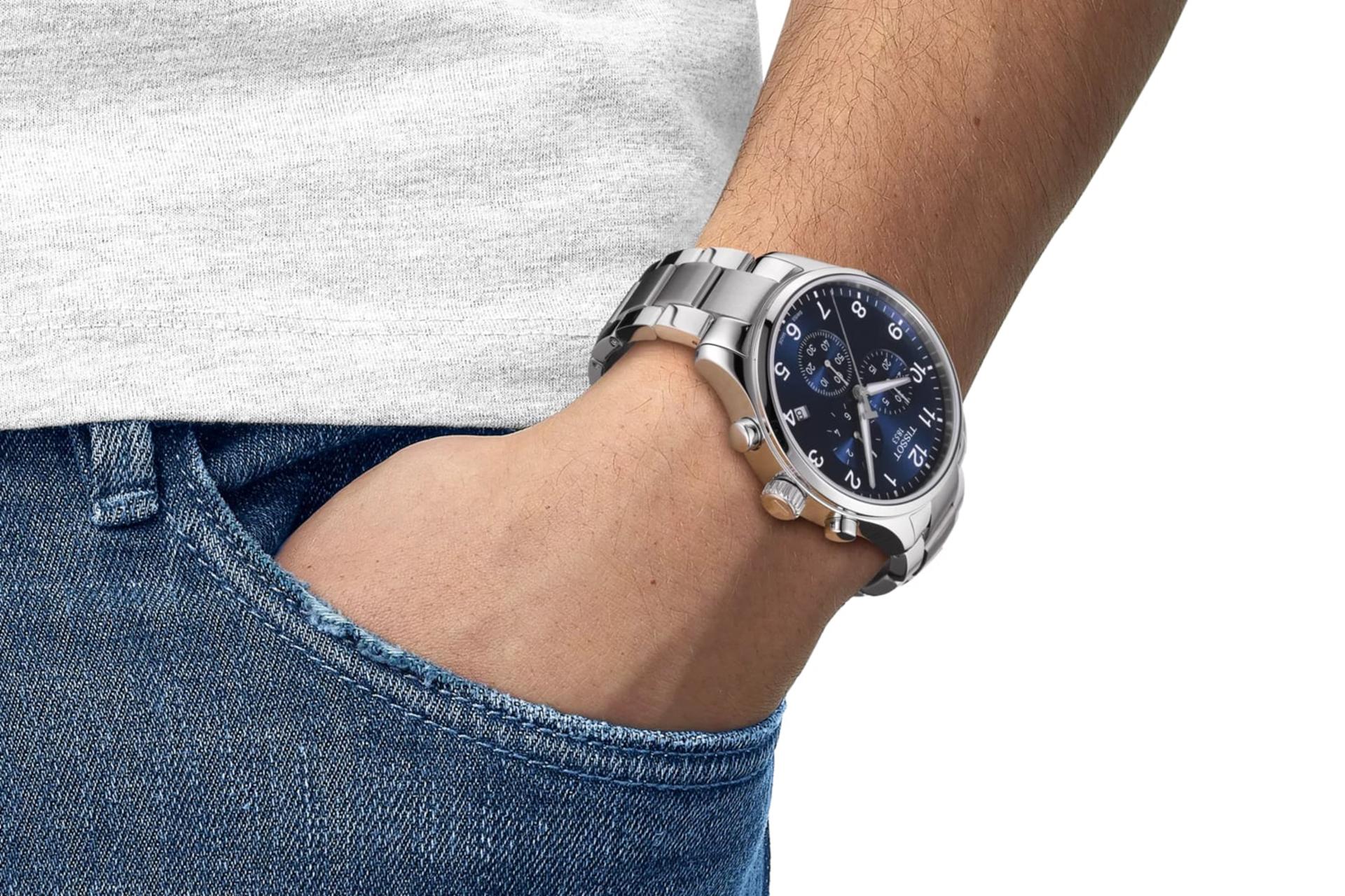 کاربری ساعت مچی مردانه تیسوت Tissot Chrono XL Classic 45mm T116.617.11.047.01