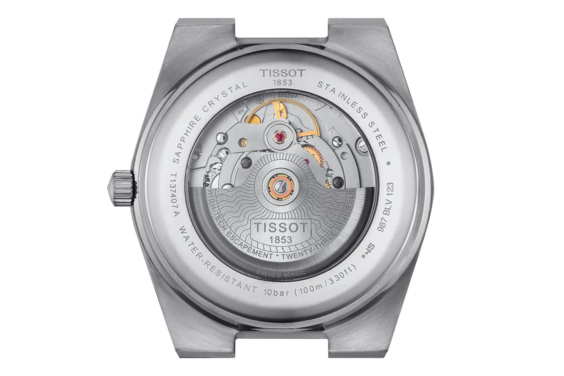 پشت ساعت مچی مردانه تیسوت Tissot PRX 40mm T137.407.11.091.00