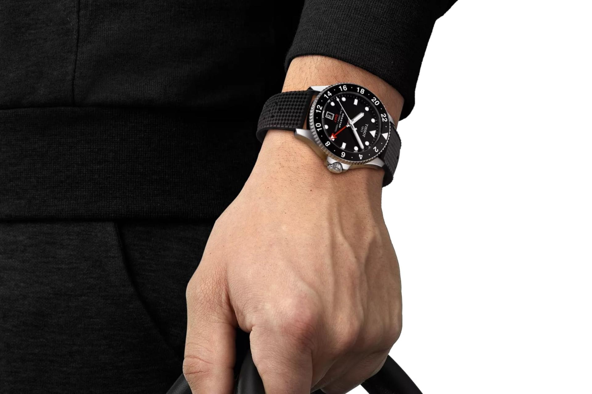 کاربری ساعت مچی مردانه تیسوت Tissot Seastar 1000 GMT 40mm T120.852.17.051.00