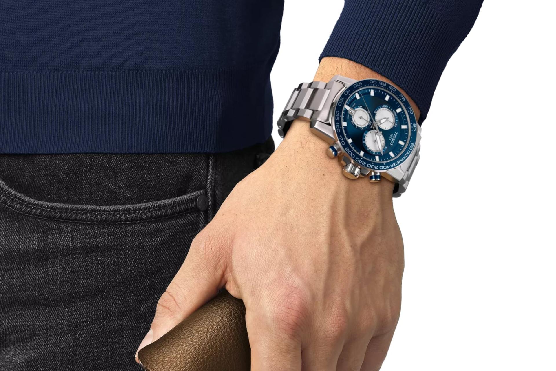 کاربری ساعت مچی مردانه تیسوت Tissot Supersport Chrono 45.5mm T125.617.11.041.00
