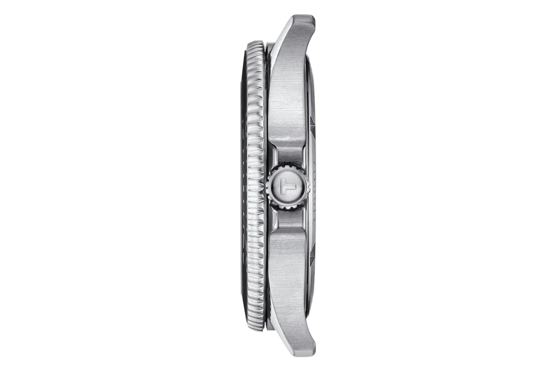نمای جانبی ساعت مچی مردانه تیسوت Tissot Seastar 1000 40mm T120.410.11.051.00