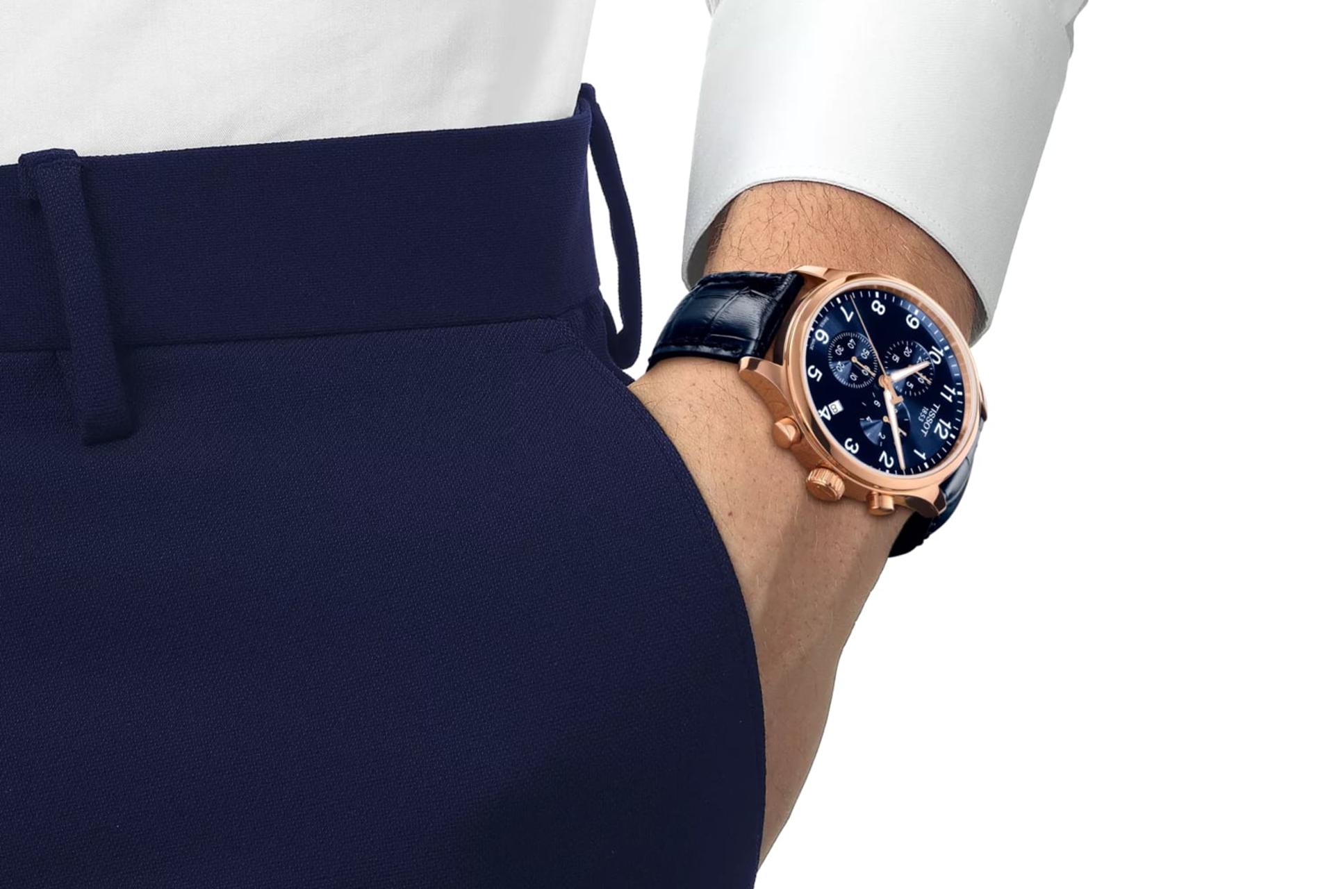 کاربری ساعت مچی مردانه تیسوت Tissot Chrono XL Classic 45mm T116.617.36.042.00