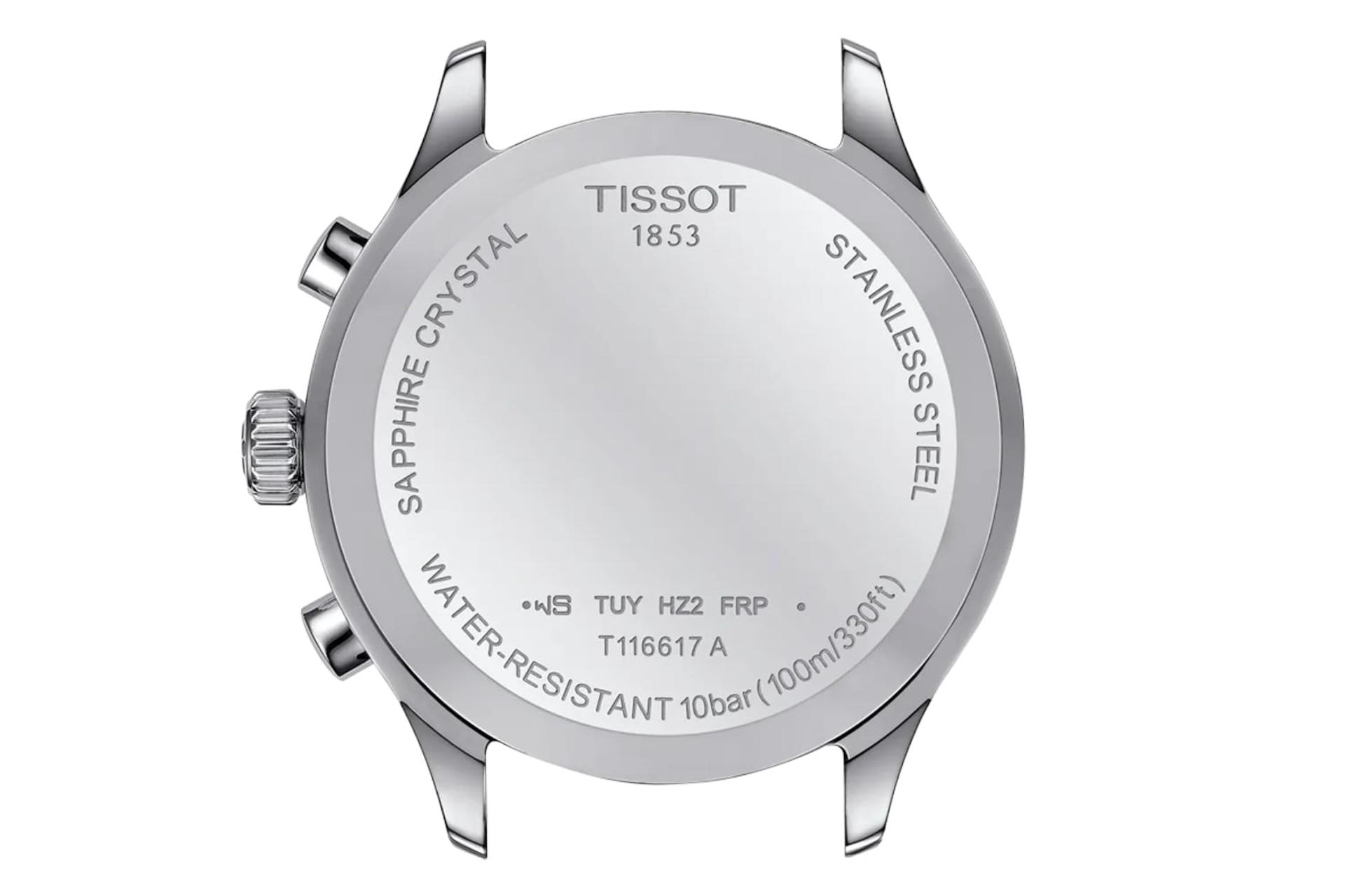 پشت ساعت مچی مردانه تیسوت Tissot Chrono XL Classic 45mm T116.617.16.092.00