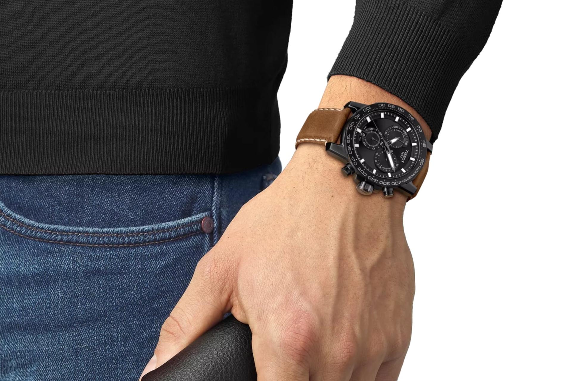 کاربری ساعت مچی مردانه تیسوت Tissot Supersport Chrono 45.5mm T125.617.36.051.01