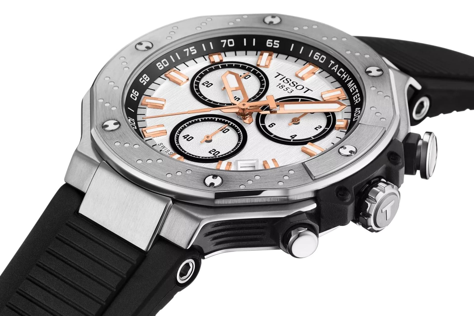 سمت راست ساعت مچی مردانه تیسوت Tissot T-Race 45mm T141.417.17.011.00