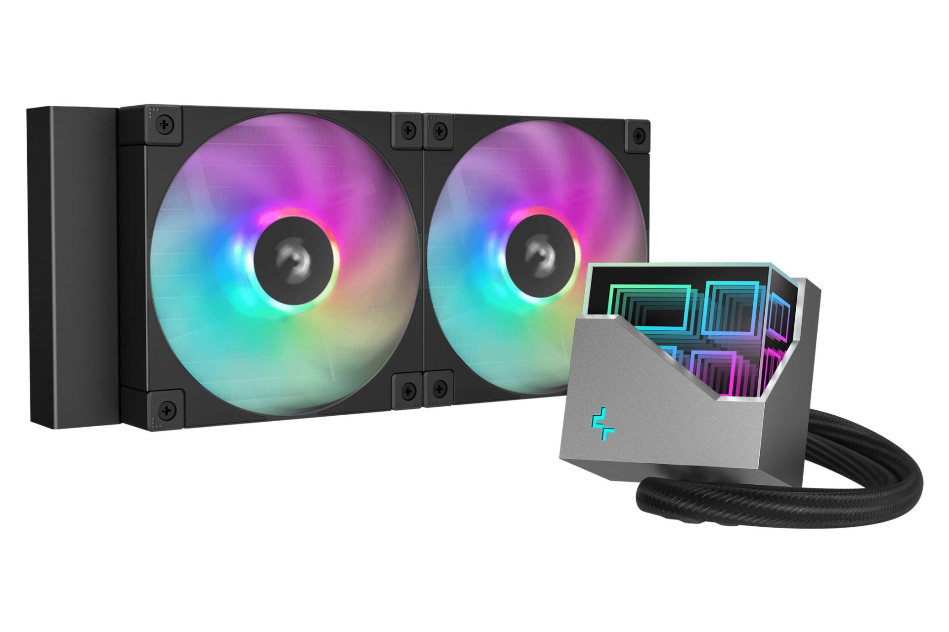 خنک کننده مایع دیپ کول LT240 ARGB رنگ مشکی