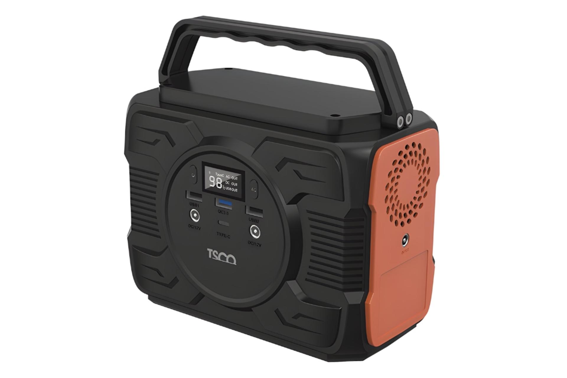 پاور بانک تسکو TSCO TST 200 12000mAh نمای جانبی