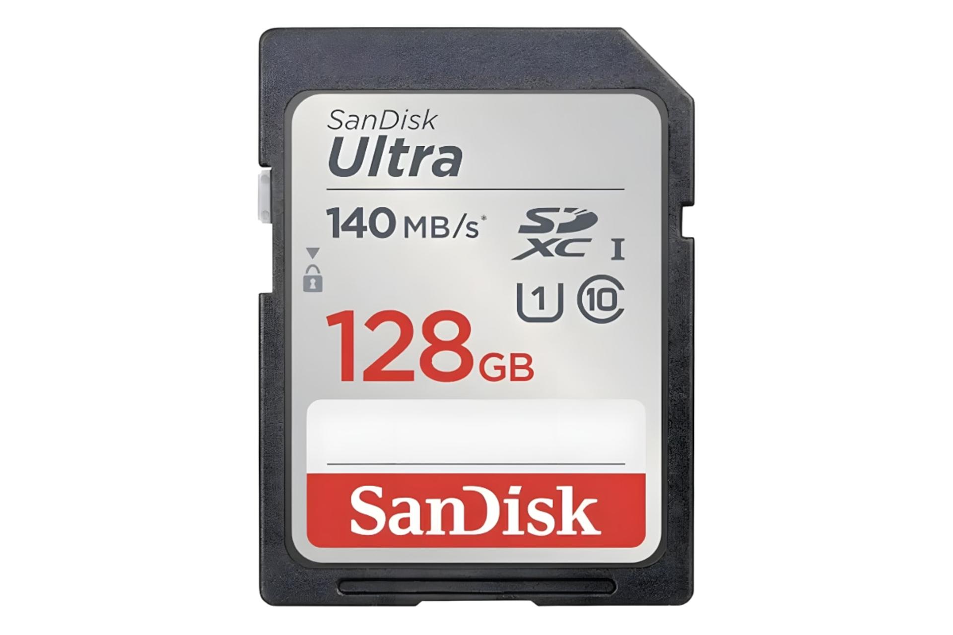 کارت حافظه سن‌دیسک SanDisk Ultra SDXC Class 10 UHS-I U1 128GB 140MBps