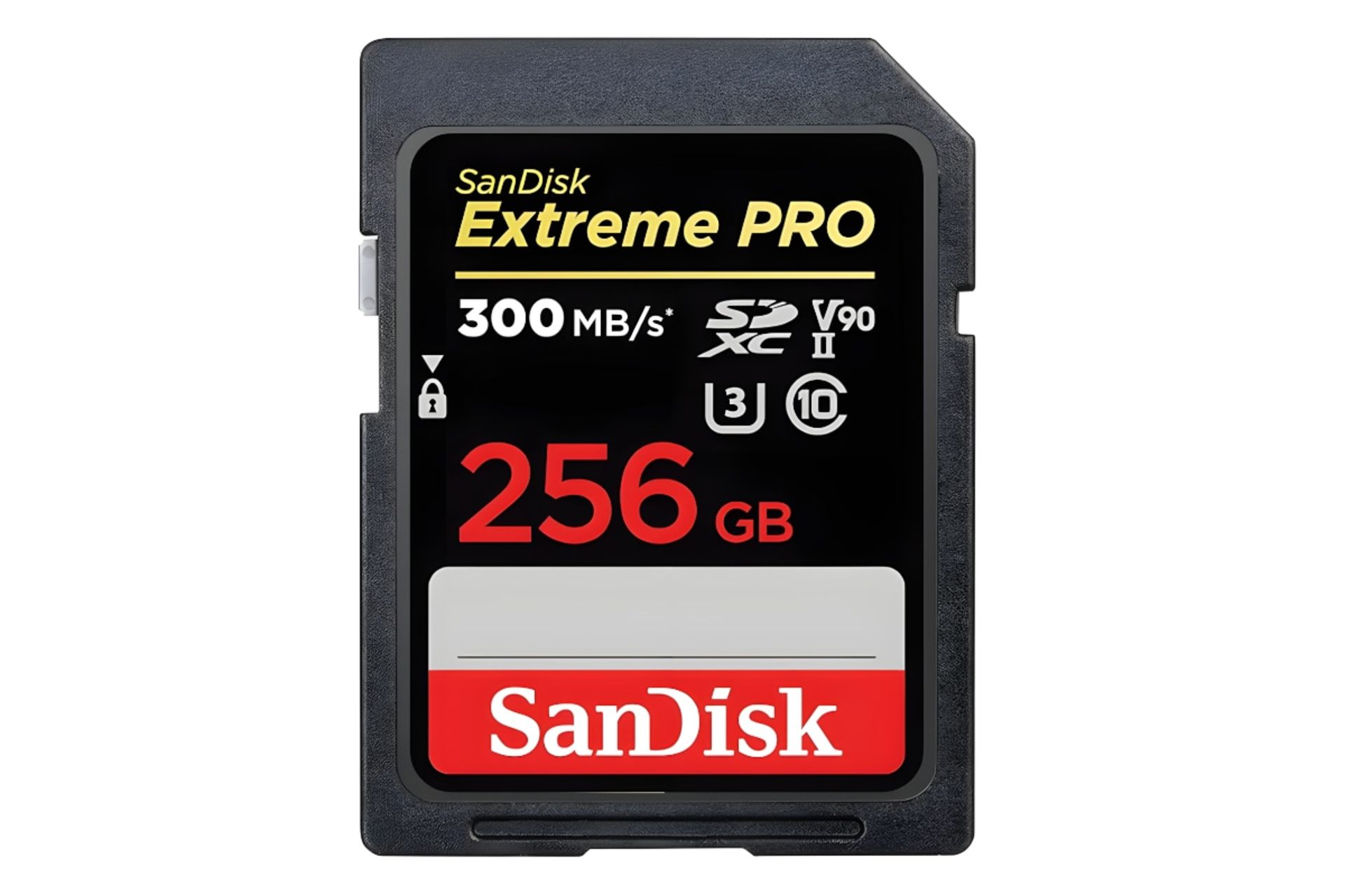 کارت حافظه سن‌دیسک SanDisk Extreme PRO V90 SDXC Class 10 UHS-II U3 256GB 300MBps