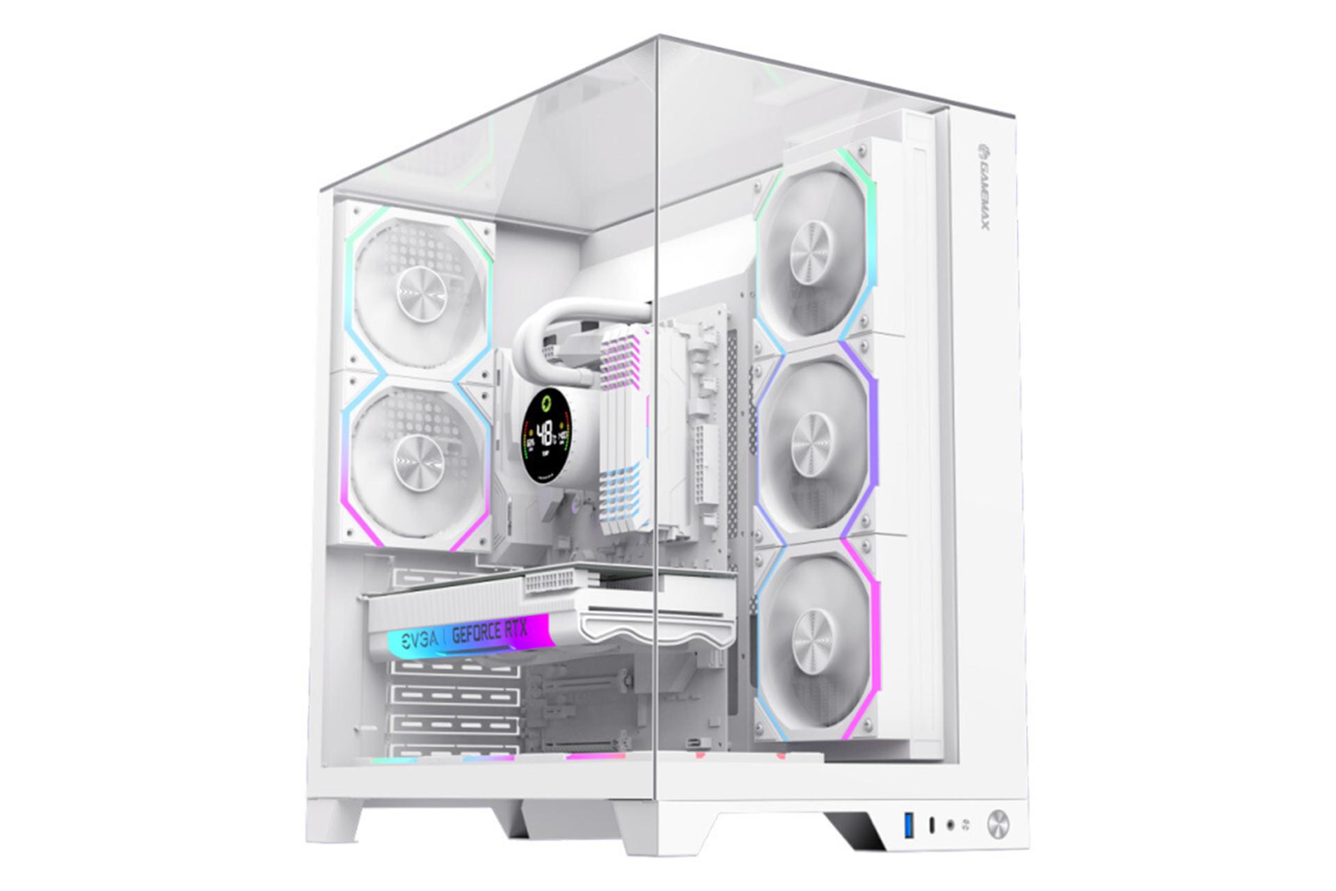 کیس کامپیوتر گیم‌ مکس Infinity Pro رنگ سفید