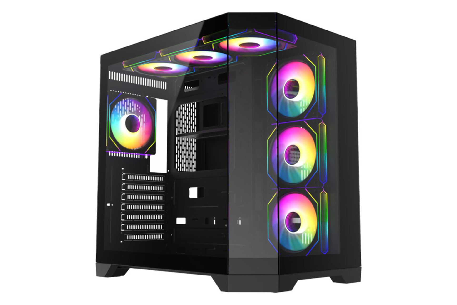 کیس کامپیوتر گیم مکس HYPE-A رنگ مشکی