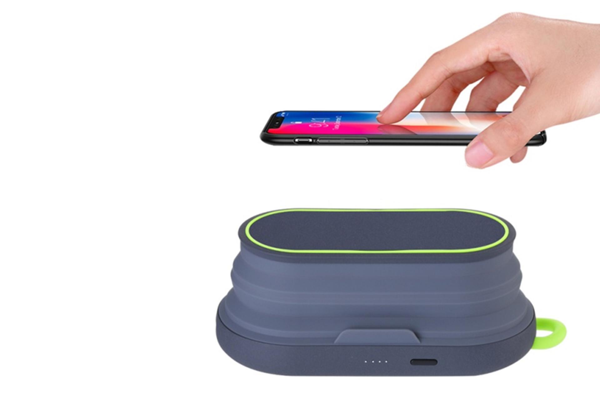 پاور بانک کولولایت S20 با ظرفیت 5000 میلی‌آمپر ساعت و امکان شارژ بی سیم