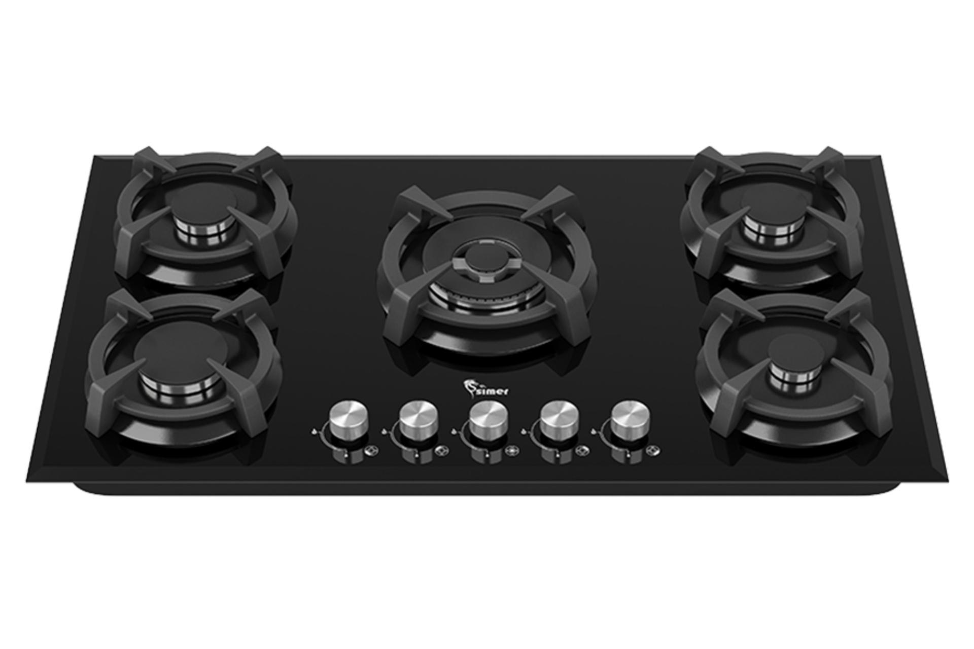 اجاق گاز صفحه ای و رومیزی سیمر G 598 نمای جلو