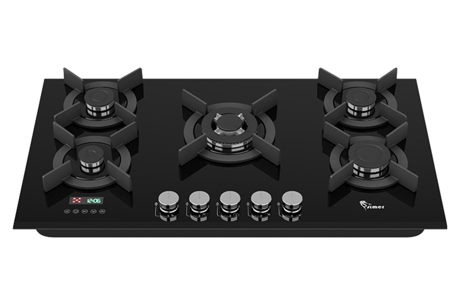 اجاق گاز صفحه ای و رومیزی سیمر G 582 نمای جلو